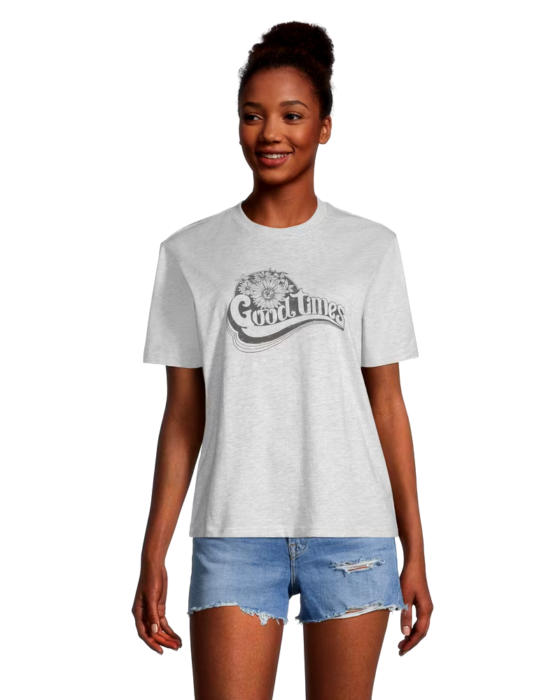 FarWest Women's Graphic Crewneck T Shirt