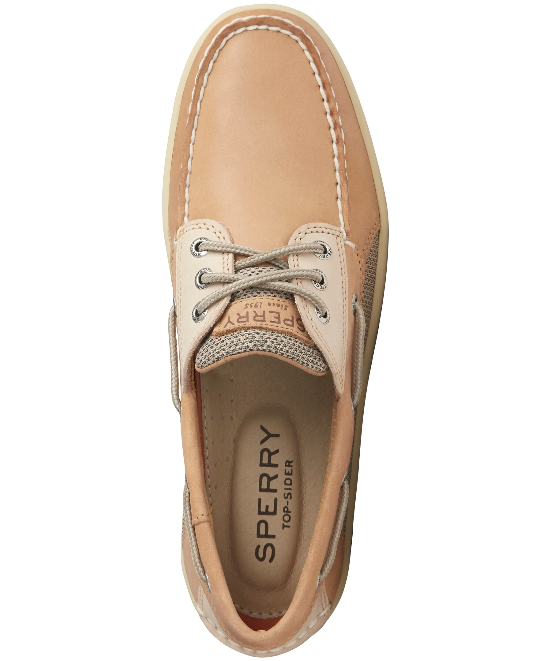 Sperry Men's Billfish 3-Eye Seas Boatshoes -Tan