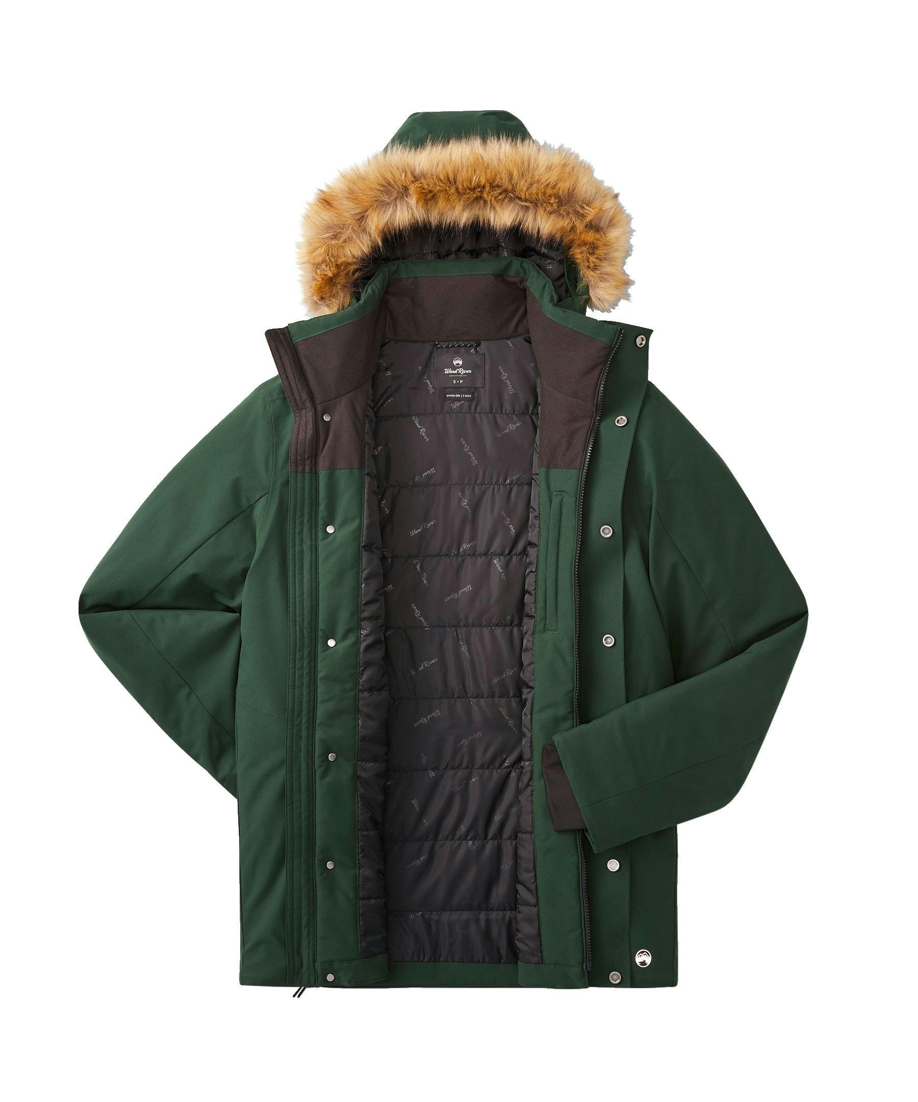 WindRiver Men's HD2 T-Max Insulated Hooded Parka