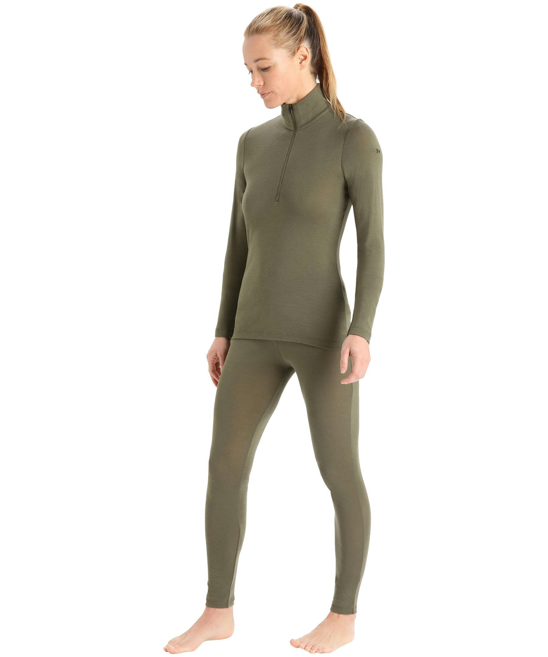 Icebreaker Women's 175 Everyday Long Sleeve Half Zip Base Layer Top