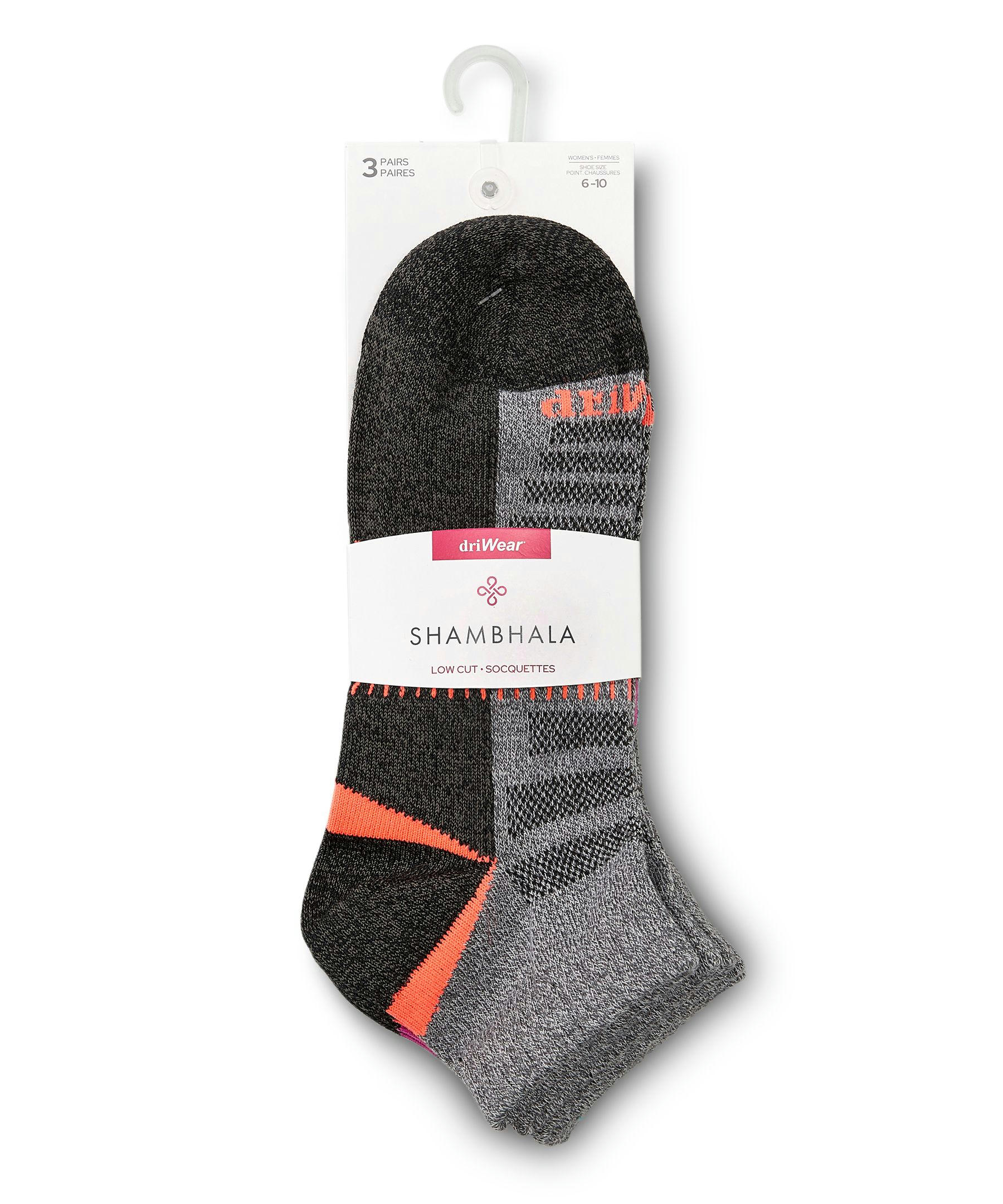Shambhala Women's 3-Pack Low Cut Socks