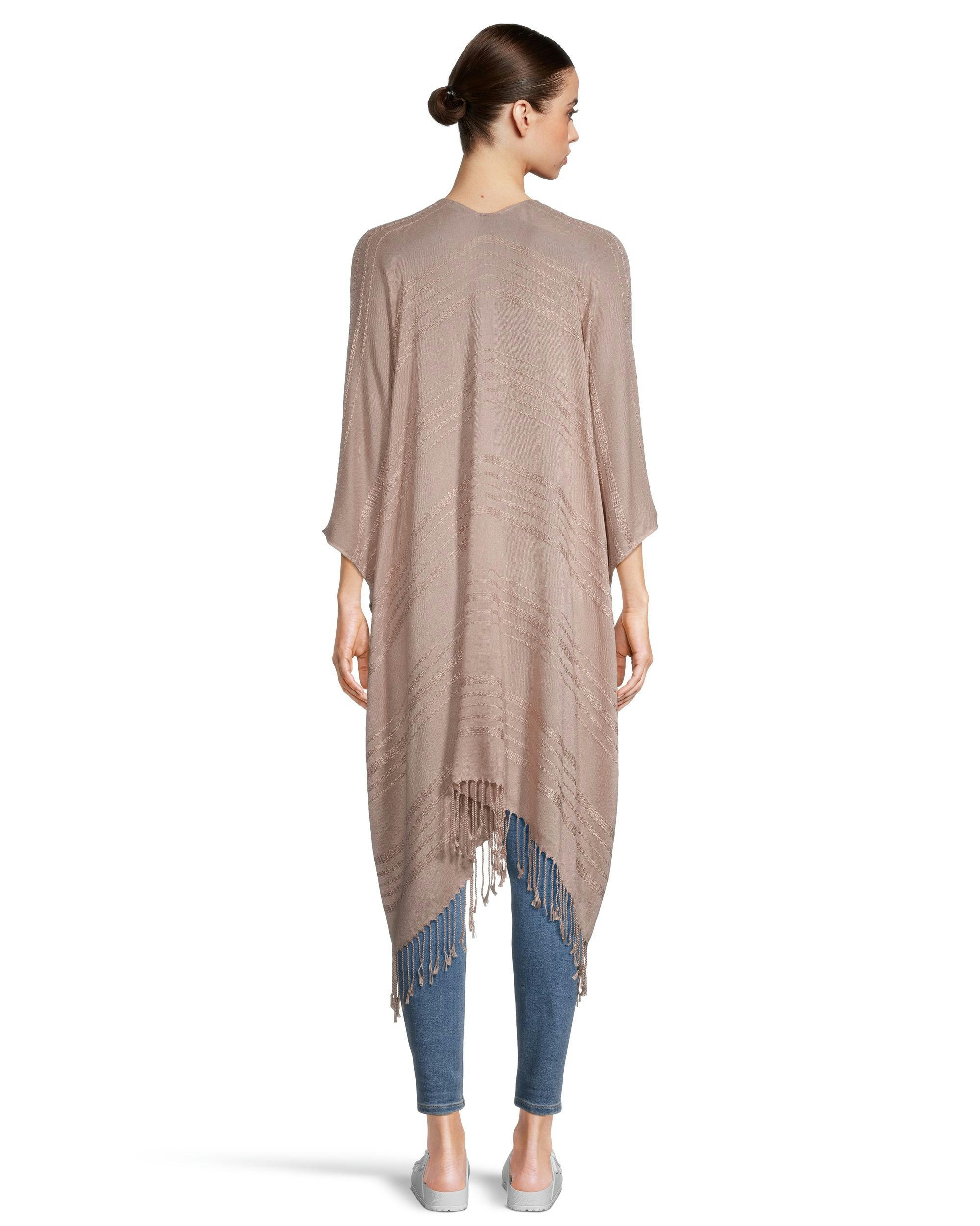 Denver Hayes Women's Lightweight Striped Ruana