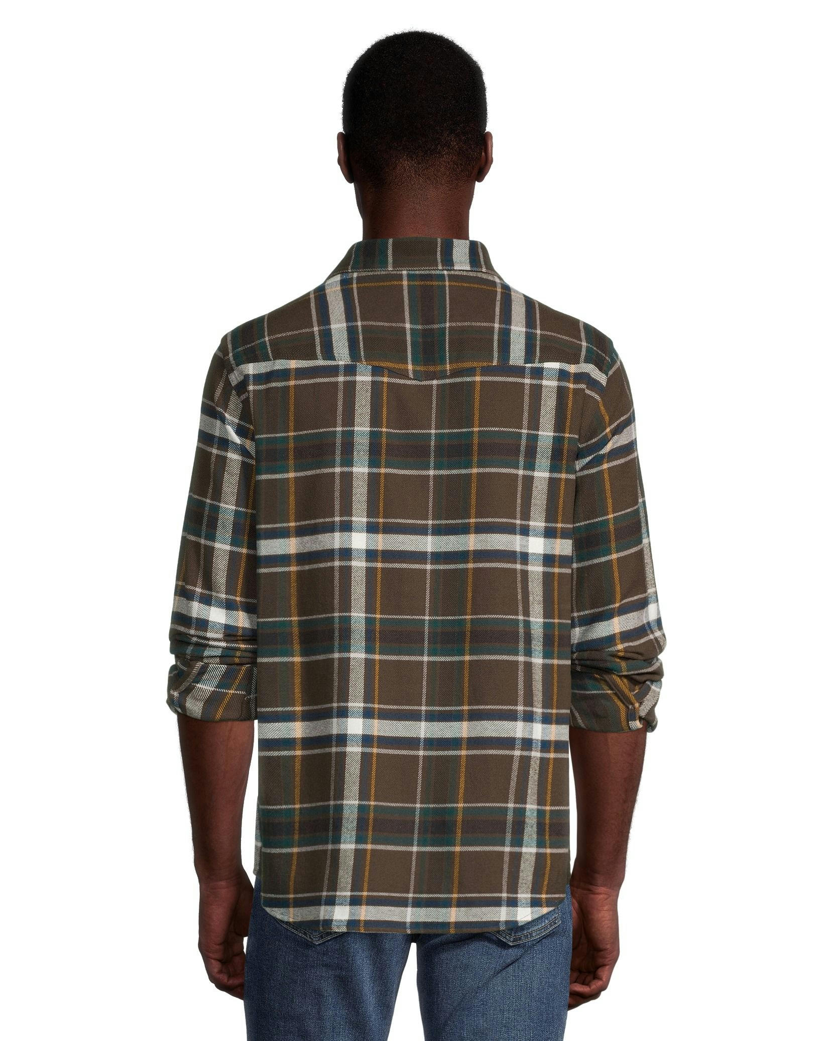 WindRiver Men's Heritage Fashion Stretch Flannel Shirt