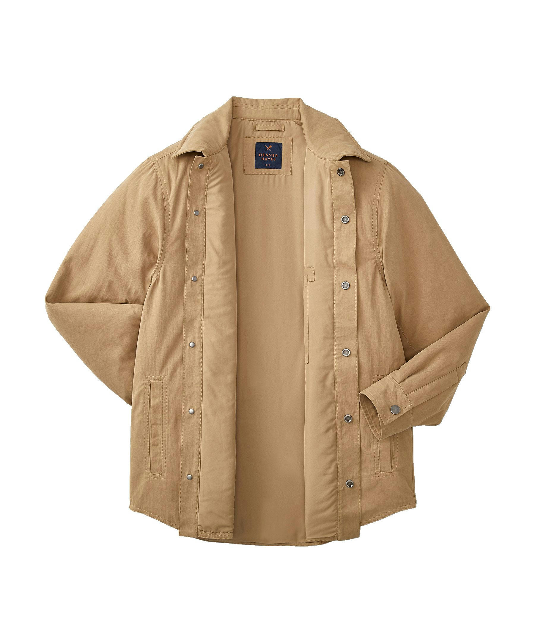 Denver Hayes Men's Cotton Shacket Casual Jacket