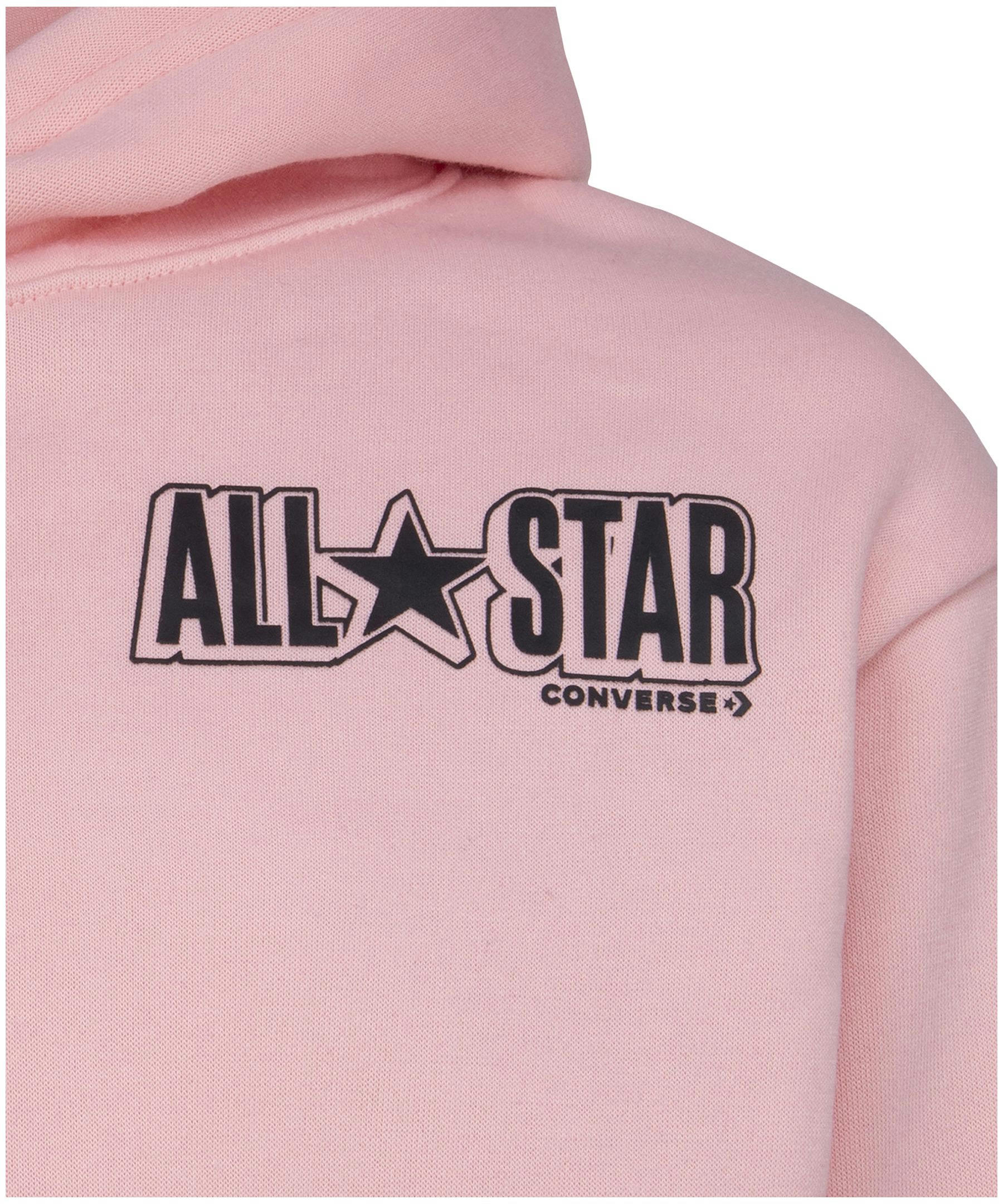 Converse Kids' Unisex All Star Pullover Cropped Hoodie