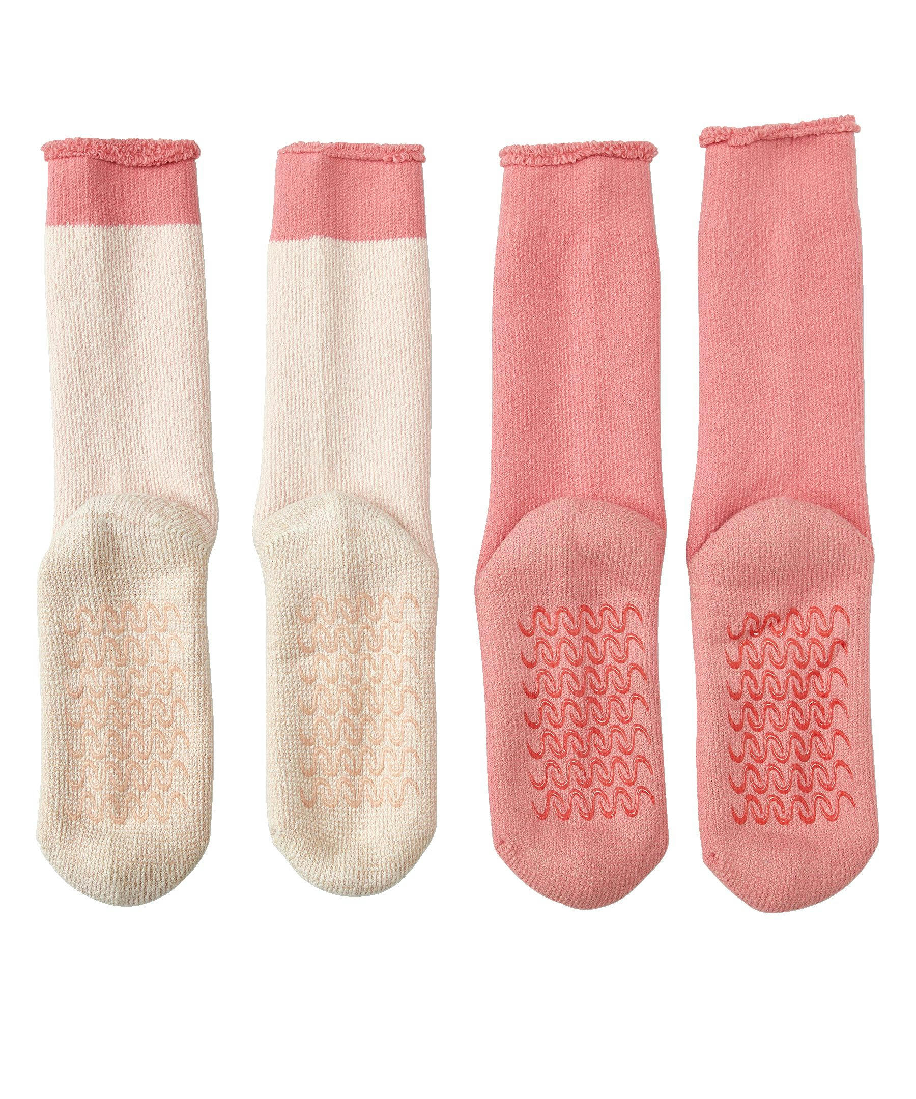 Copper Sole Women's 2 Pack T-Max Lounge Crew Socks Compression Over The Calf Socks