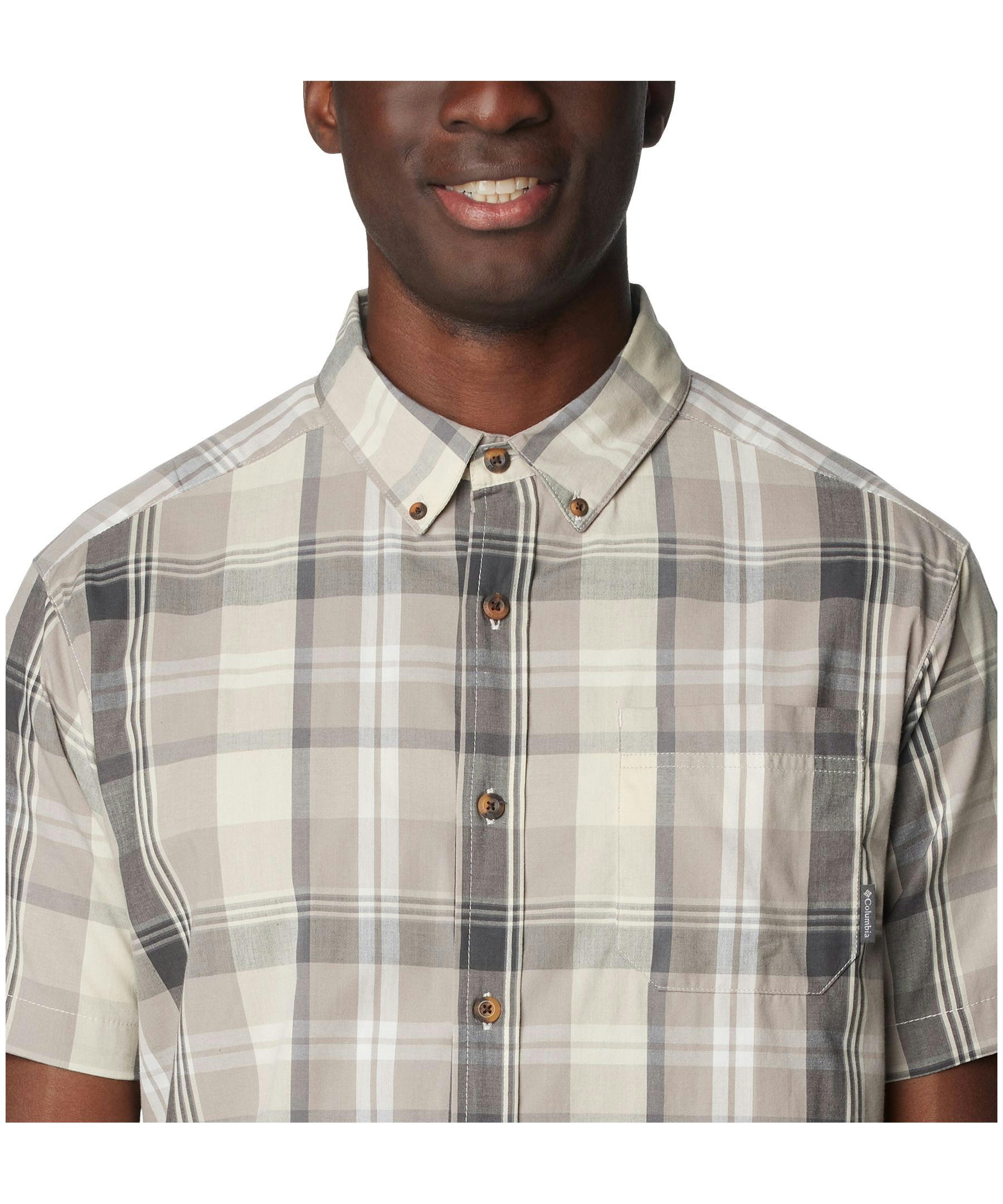 Columbia Men's Rapid Rivers Short Sleeve Plaid Shirt