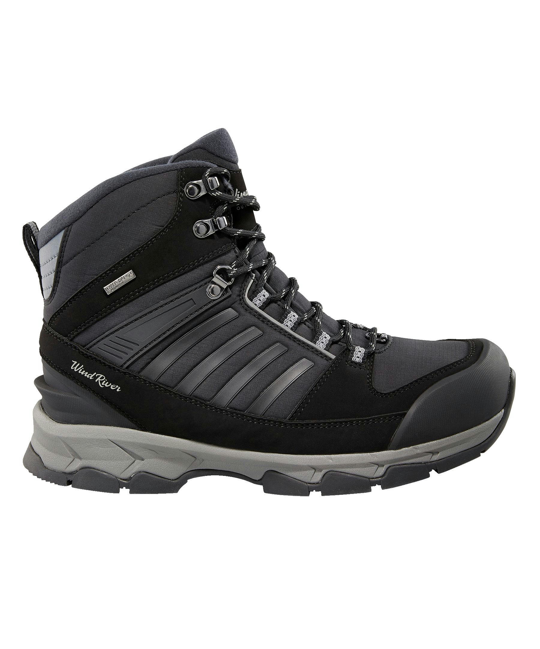 WindRiver WindRiver Men's Peak III IceFX T-Max Heat Waterproof Winter Boots - Black