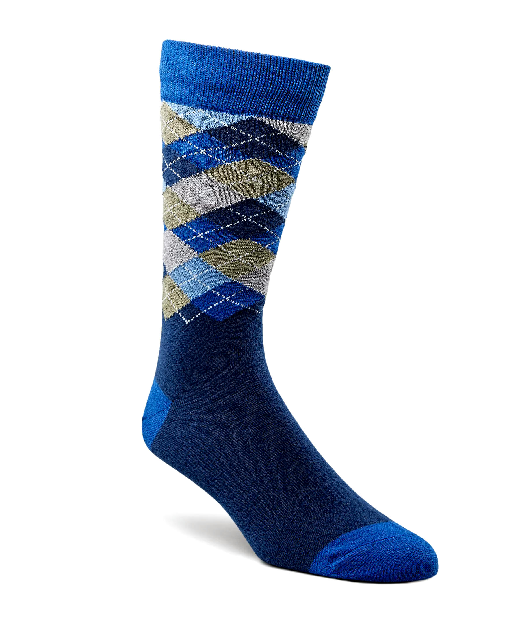 Denver Hayes Men's Novelty Patterned FreshTech Casual Crew Socks