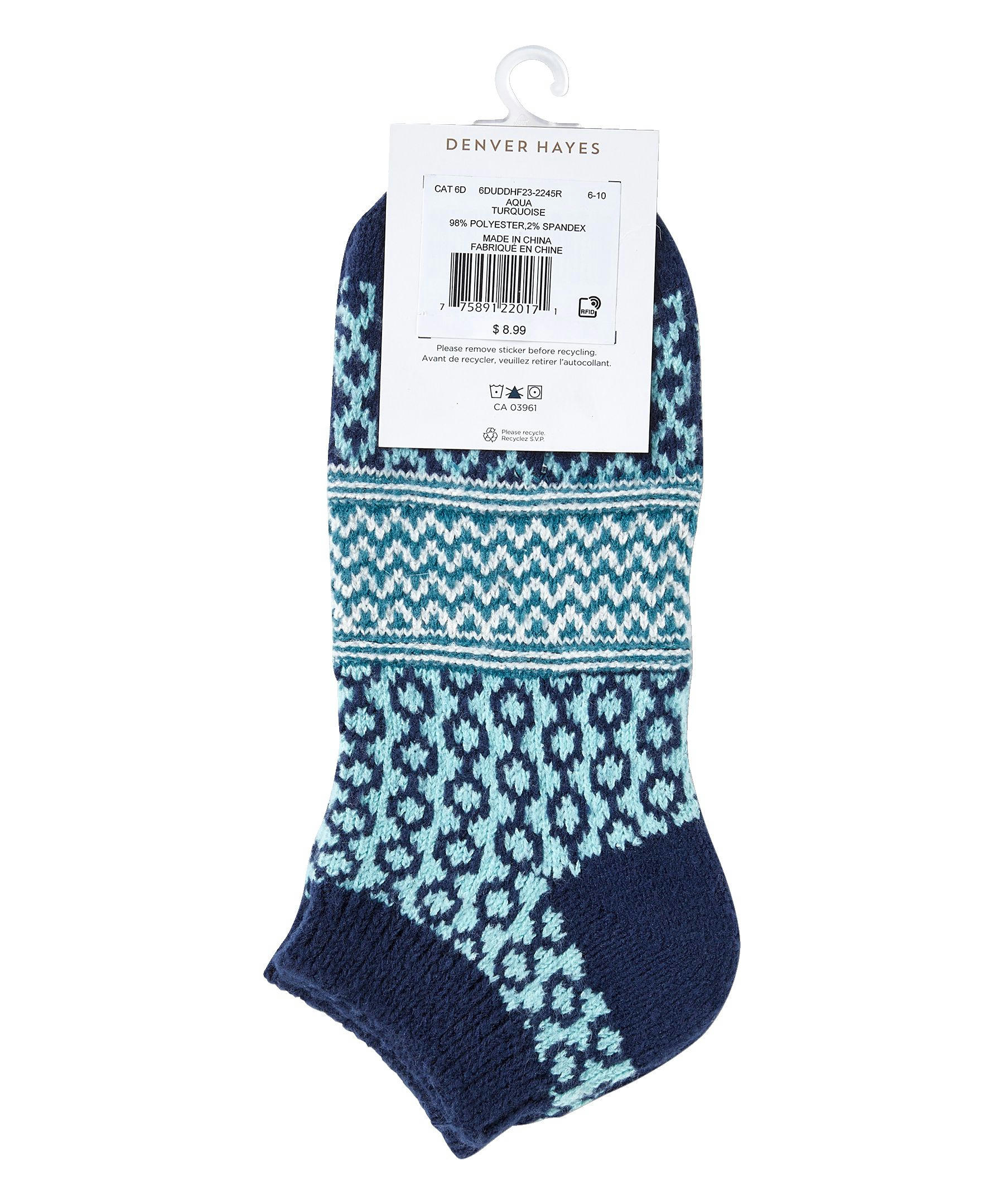 Denver Hayes Women's Super Soft Lowcut Socks