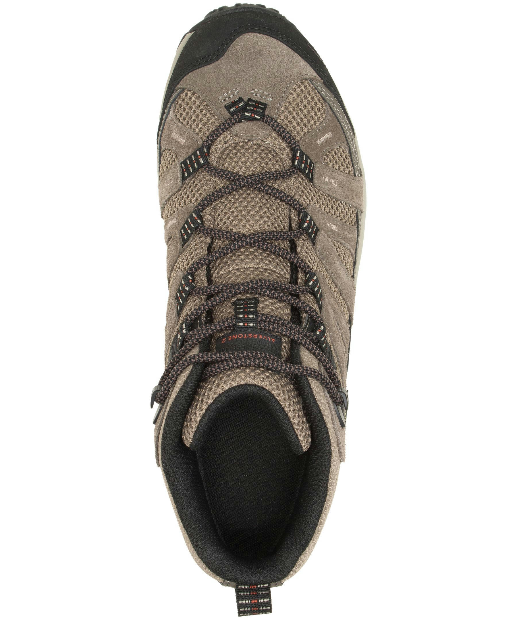 Merrell Men's Alverstone Mid Waterproof Hiking Boots - Boulder/Brindle