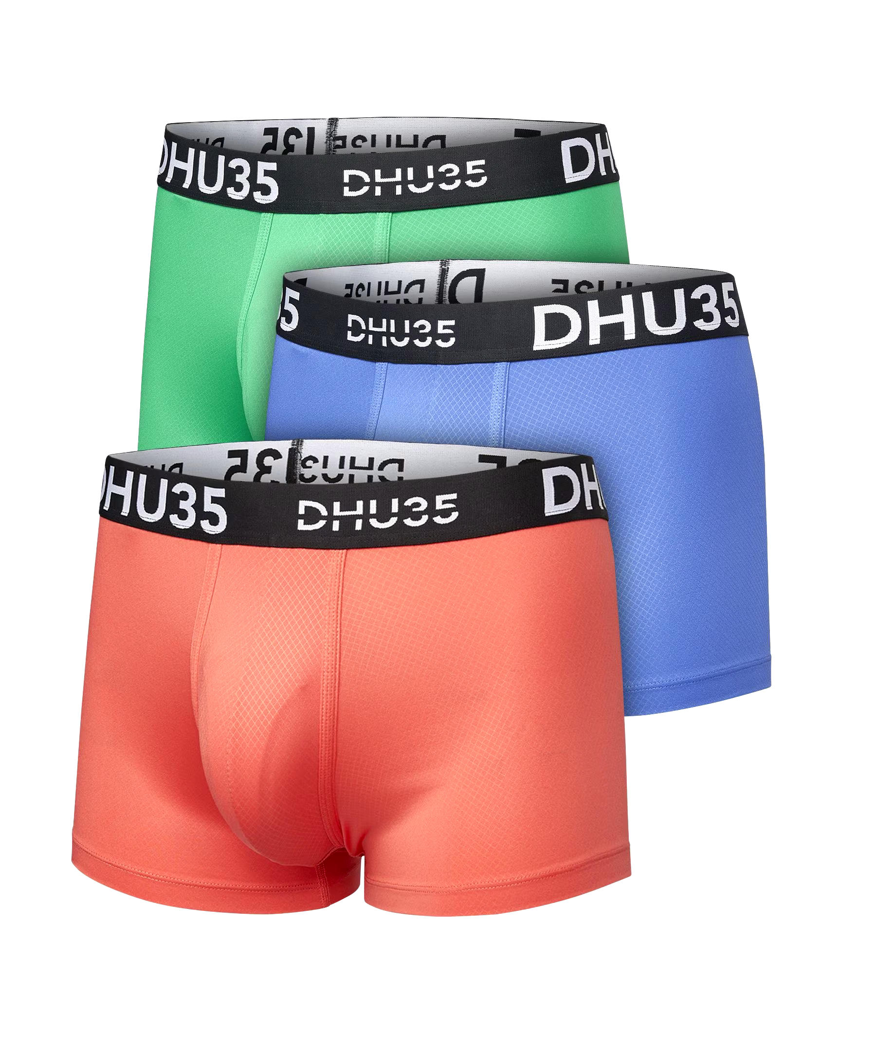 Denver Hayes Men's 3 Pack Heat Press Microfibre Trunk Briefs
