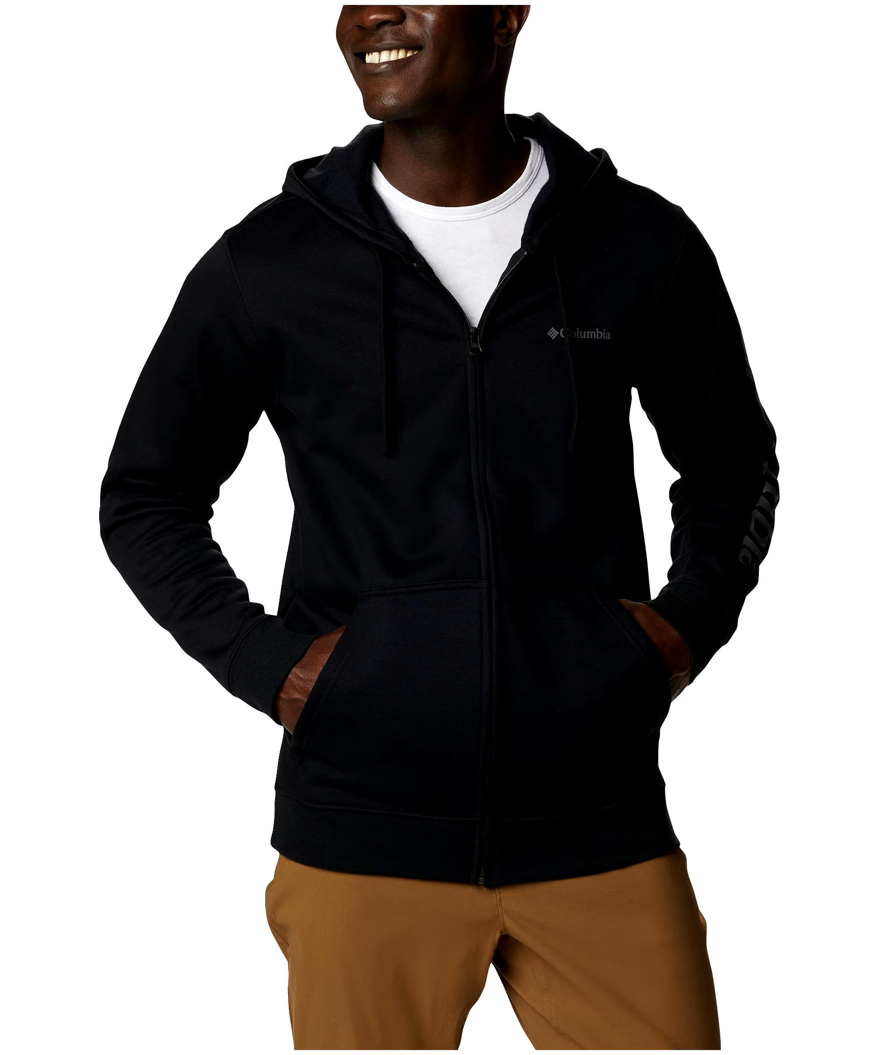 Columbia Men's Trek Full-Zip Split Kangaroo Pocket Hoodie