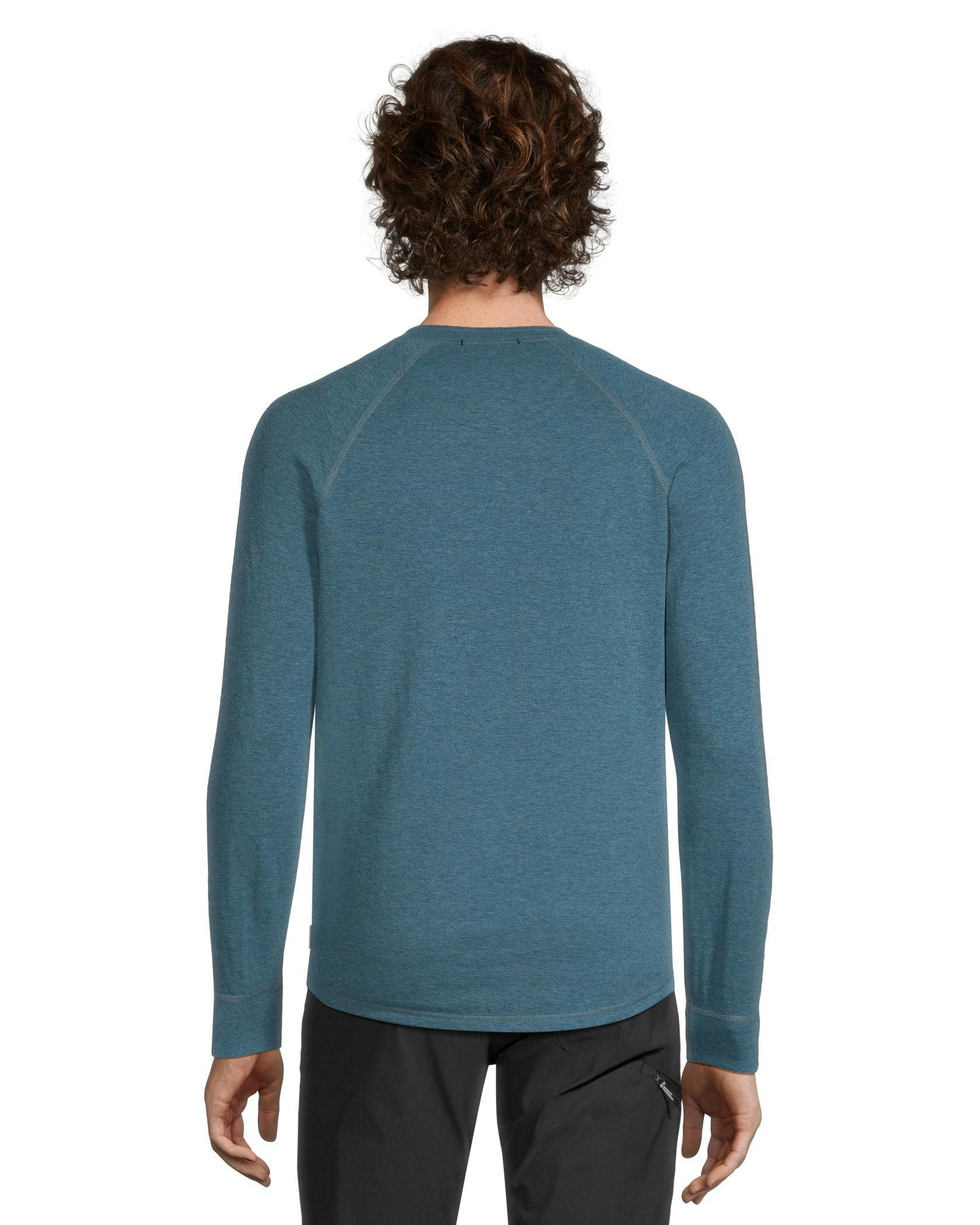 WindRiver Men's Long Sleeve Double Layer Henley