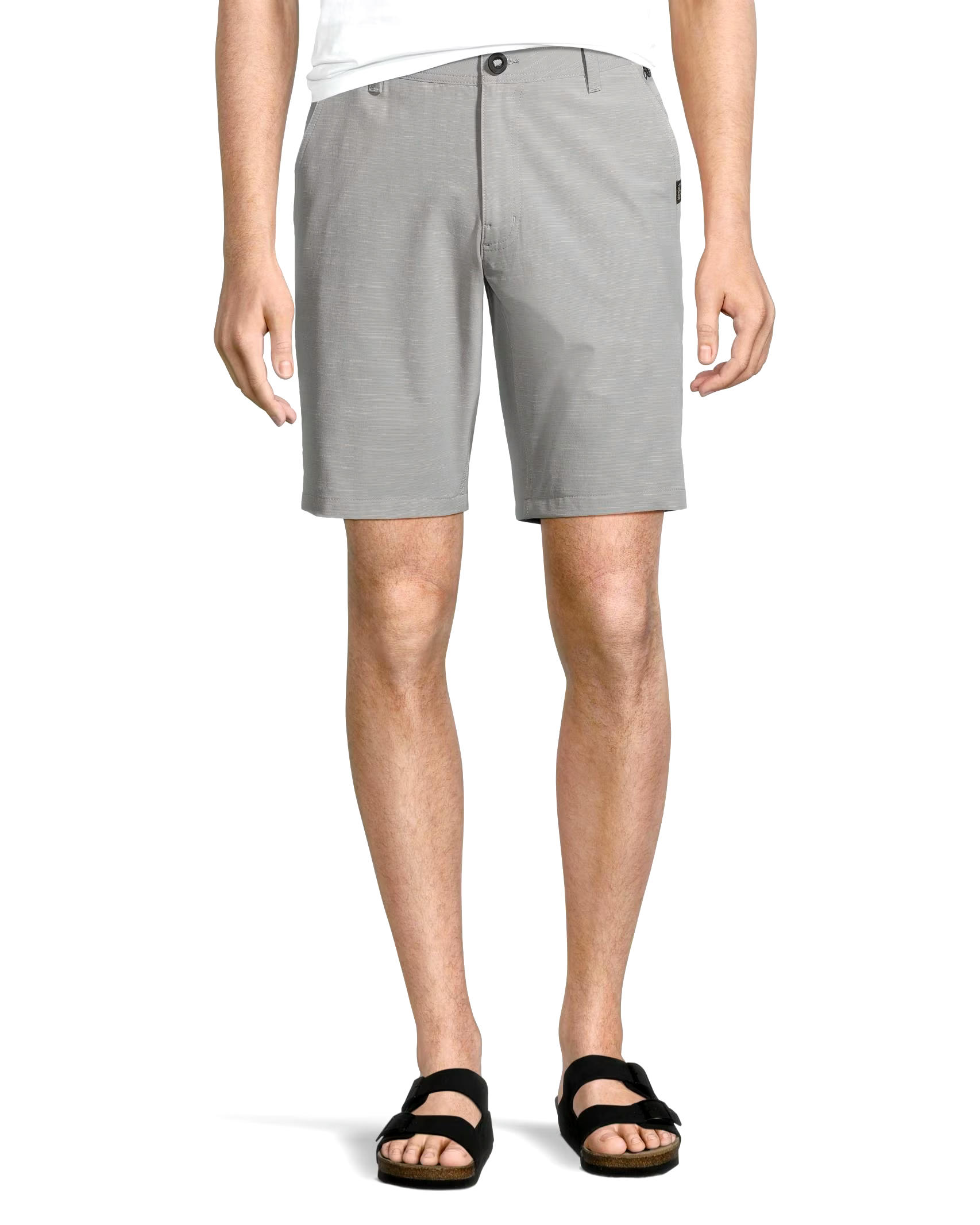 FarWest Men's End on End Stretch Textured Hybrid Shorts