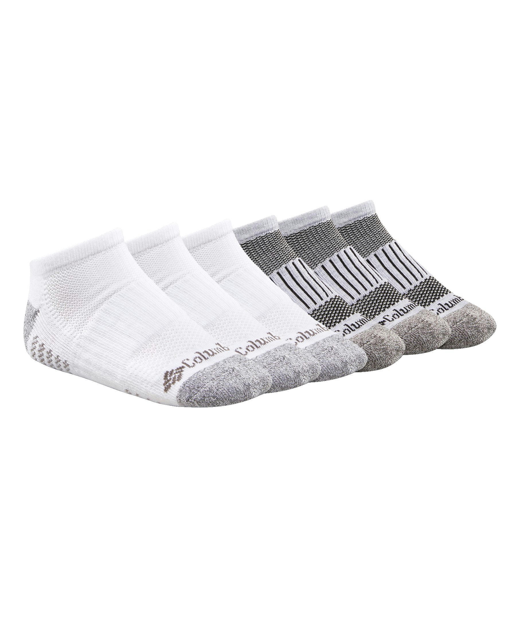 Columbia Kids' 6 Pack Athletic No Show Socks