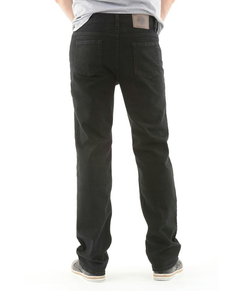 Men's Brad Straight Leg Stretch Black Jeans