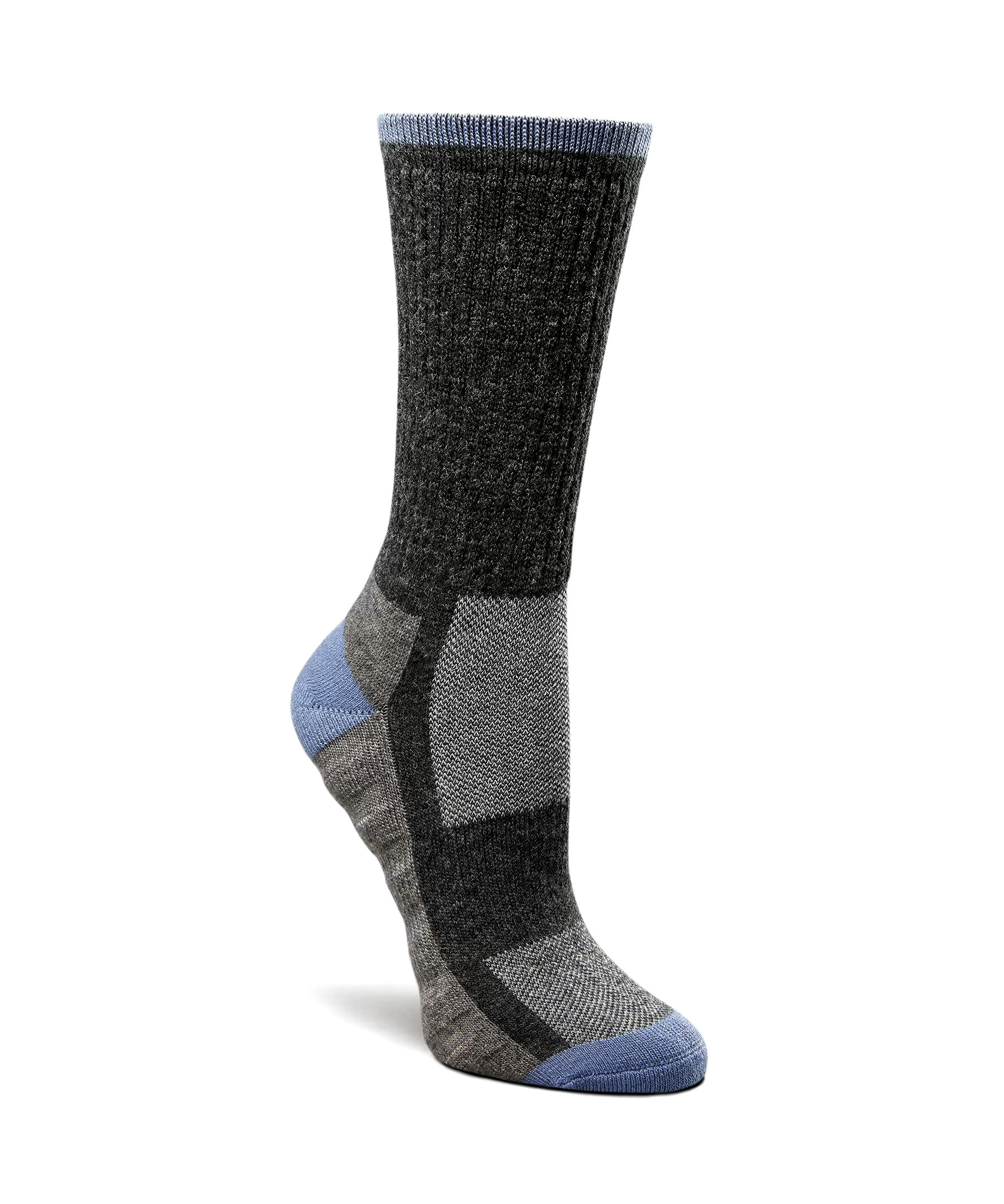 WindRiver Women's Wool Blend Quad Comfort Hiking Crew Socks