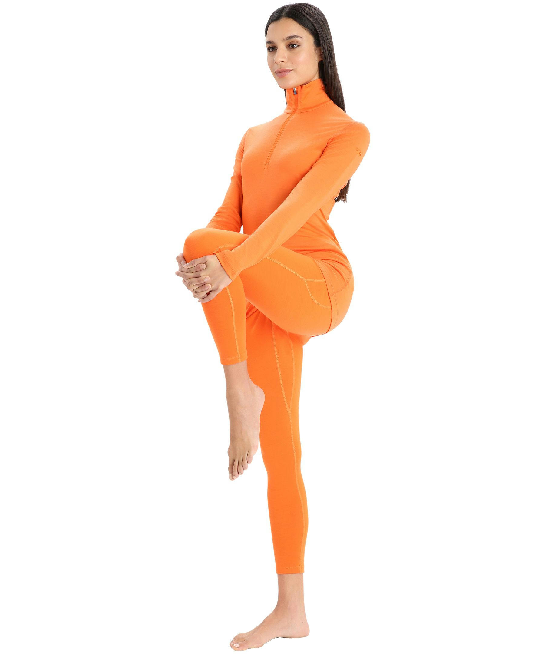 Icebreaker Women's 200 Oasis Long Sleeve Half Zip Base Layer Top