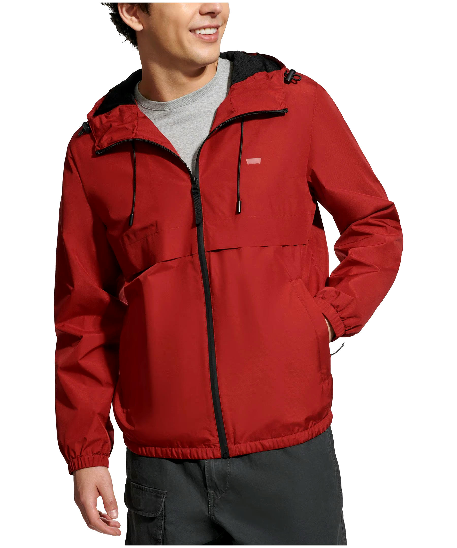 Levi's Men's Lightweight Water Resistant Rain Windbreaker