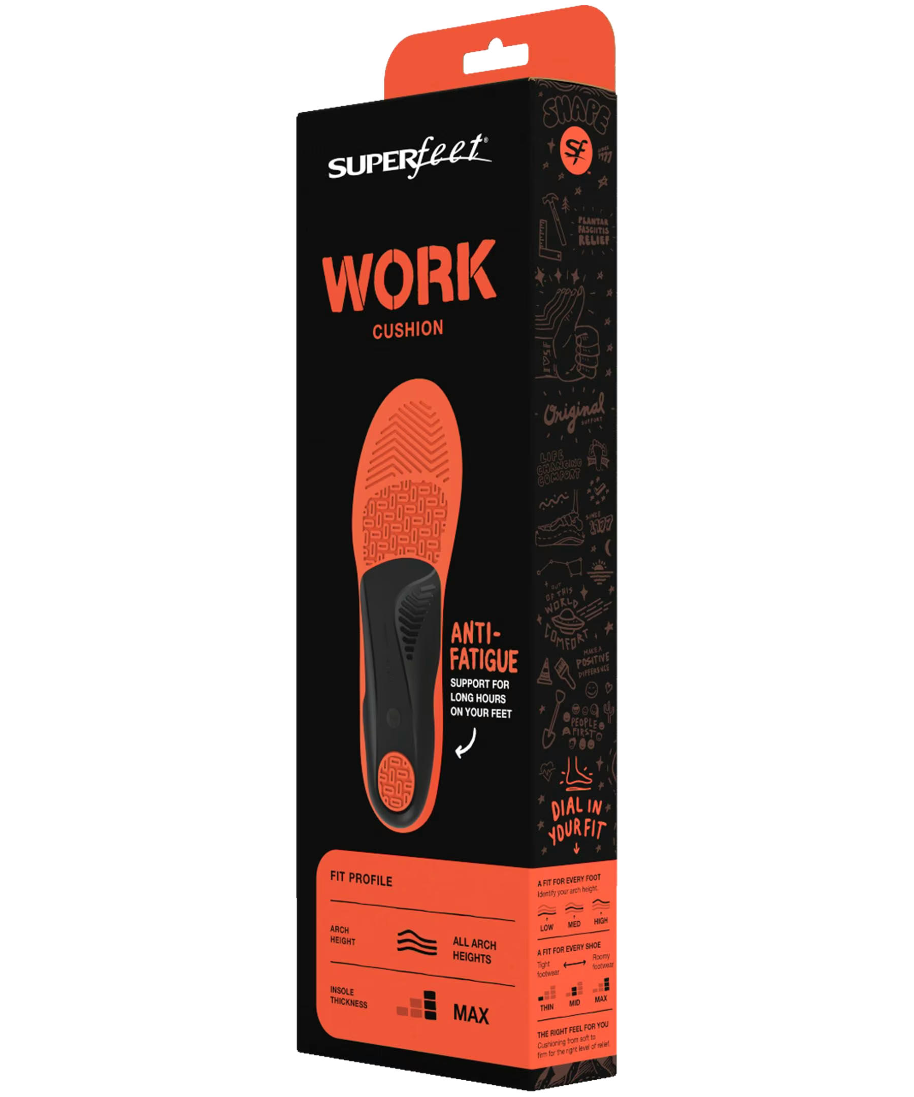 Superfeet Men's Work Cushion Max Insoles