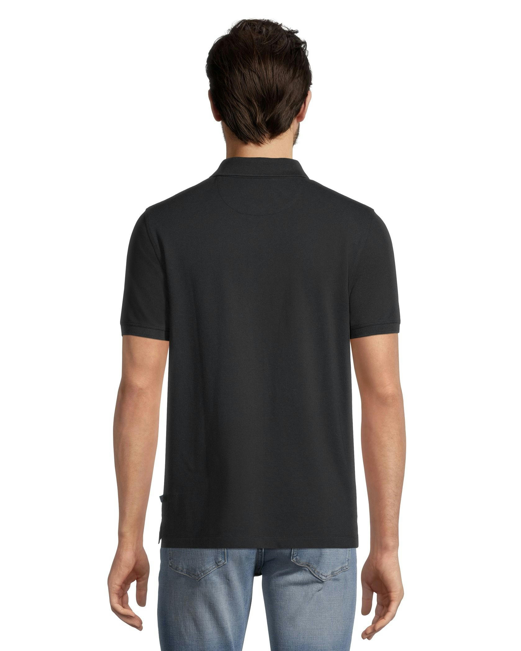 Denver Hayes Men's 50 Wash Stretch Pique Polo - Classic Fit