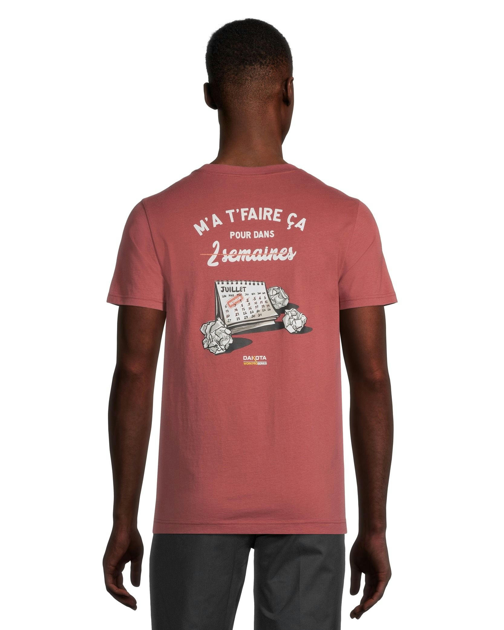 Dakota WorkPro Series Men's  Deux Semaines Crewneck Ultrasoft Cotton Work T Shirt