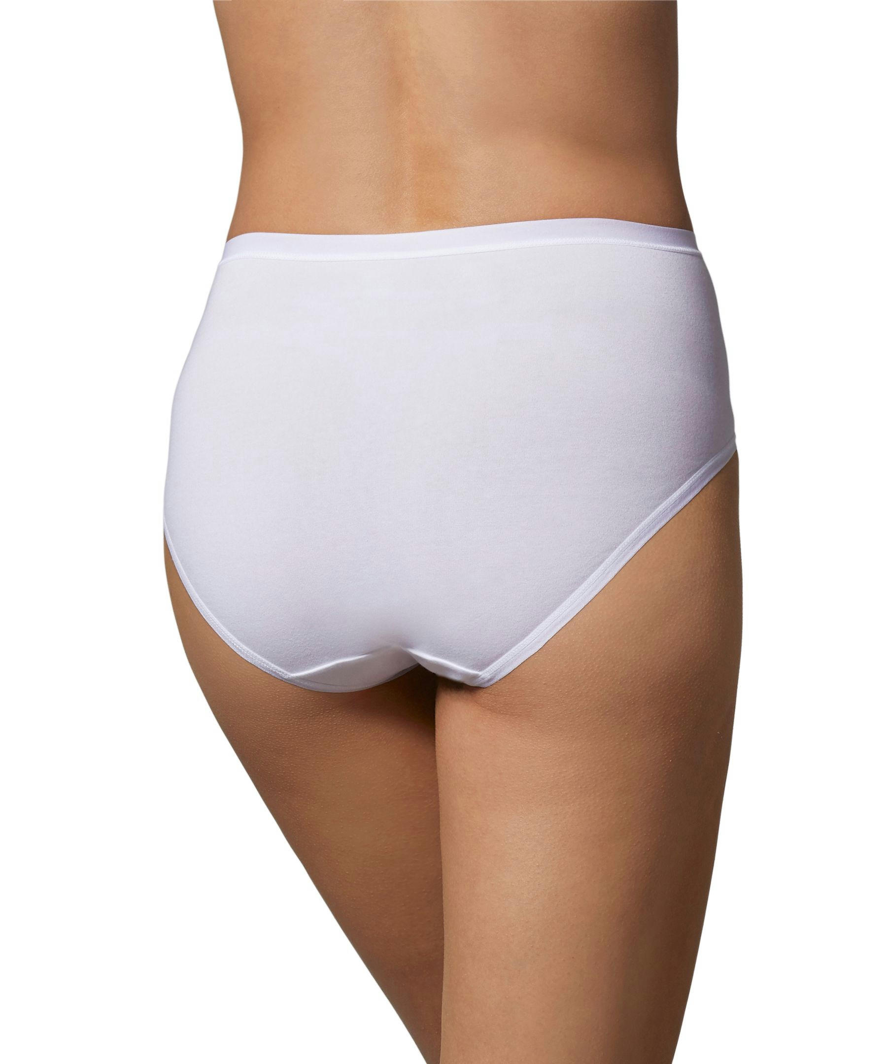 Denver Hayes Women's 2 Pack Perfect Fit Cotton Stretch Hi Cut Panty