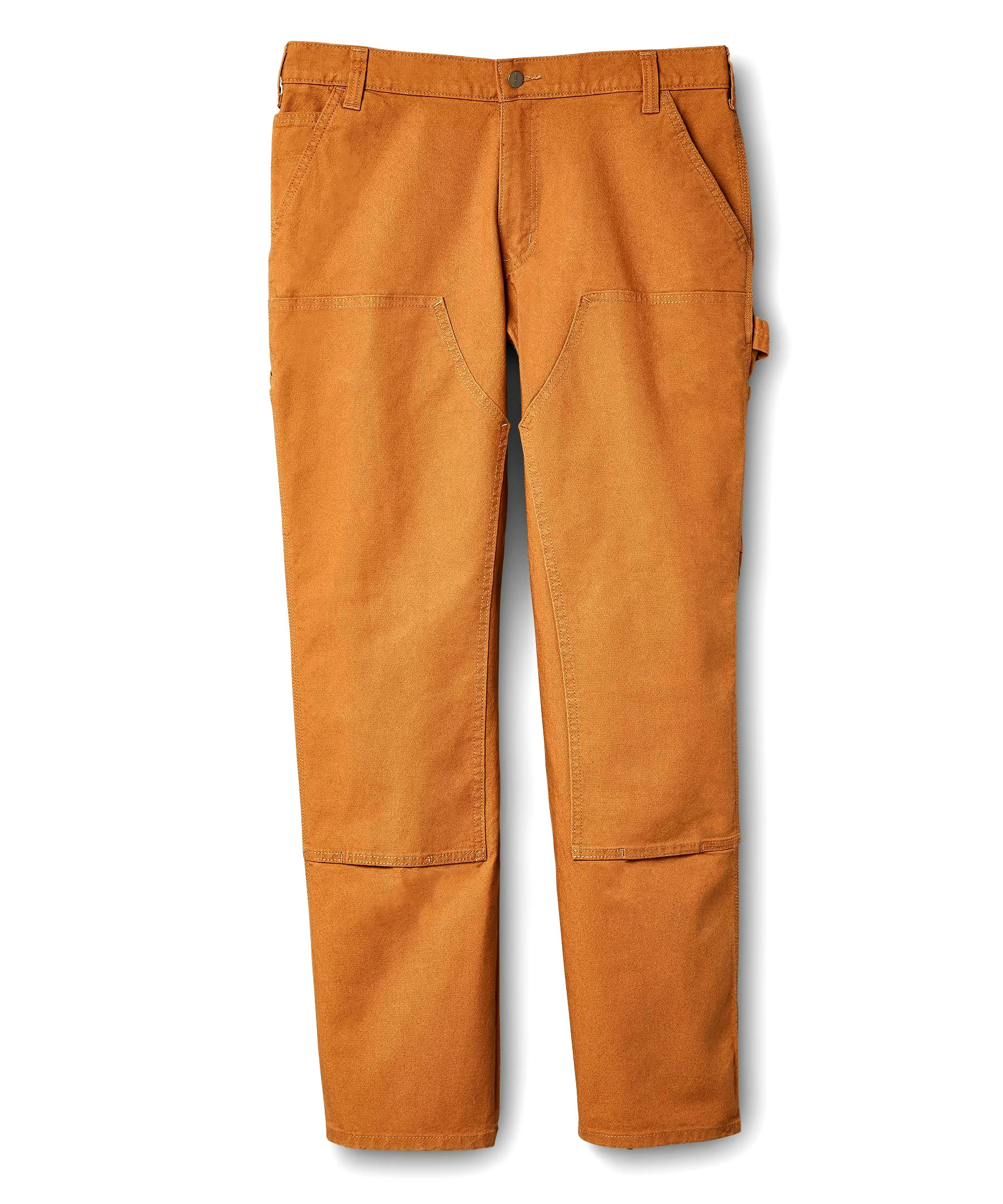 Carhartt Men's Rugged Flex Relaxed Fit Duck Double Front Pants - Carhartt Brown