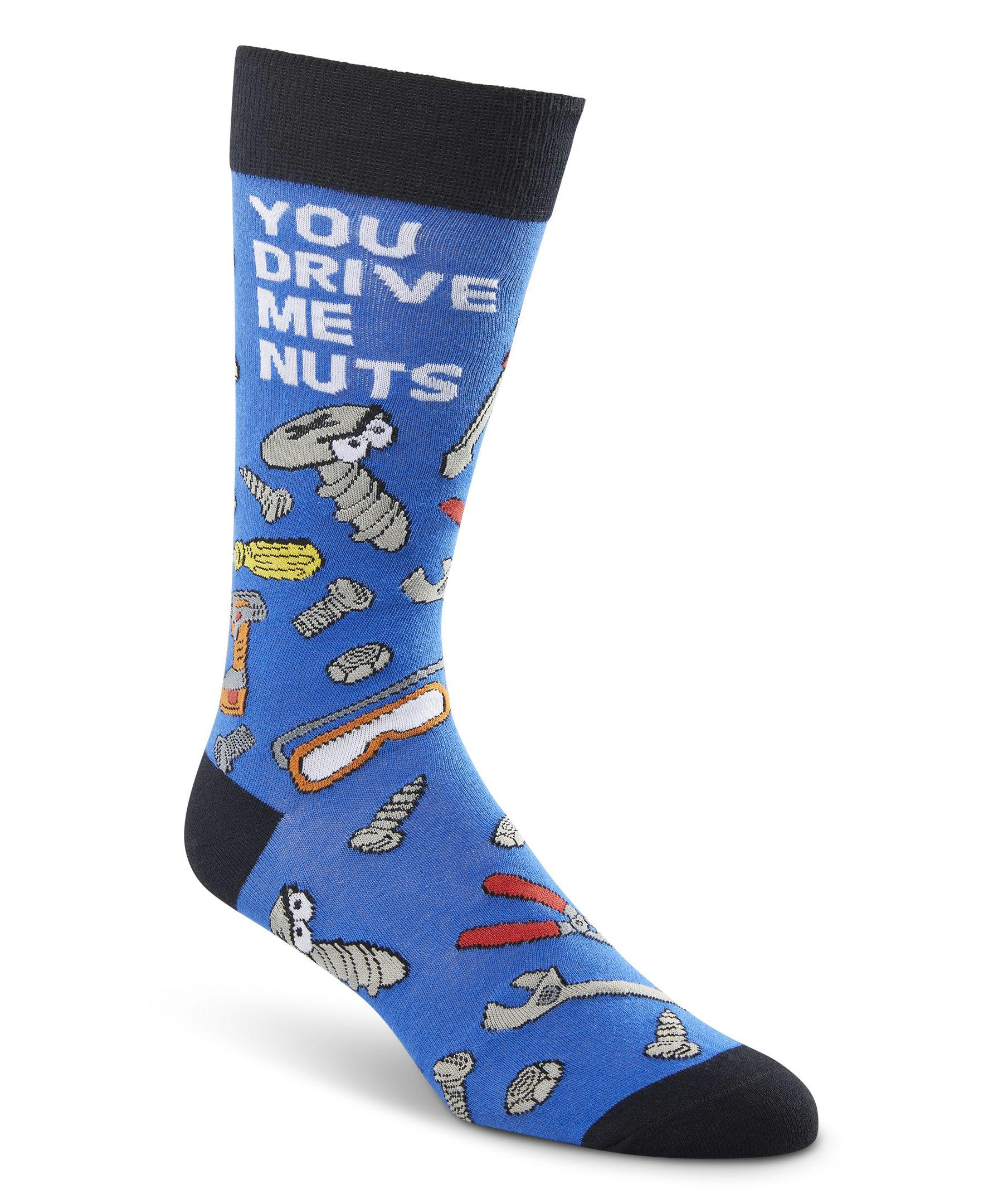 Devner Hayes Men's FRESHTECH® Work Pattern Casual Crew Socks