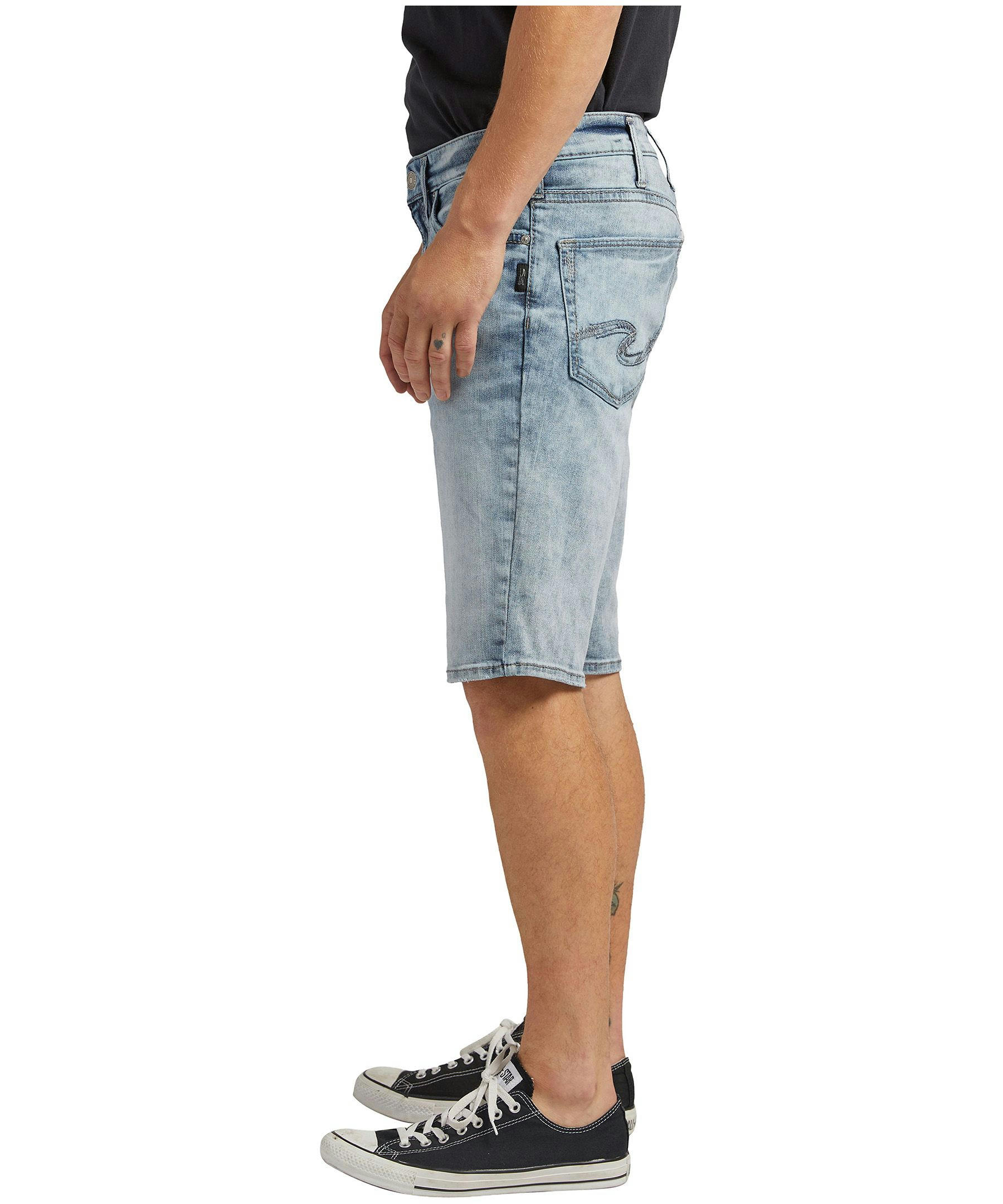 Silver Men's Grayson Mid Rise Classic Fit Shorts