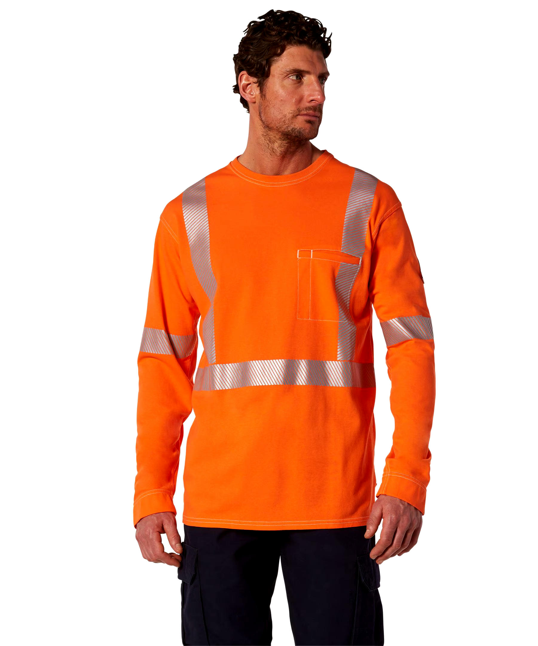 Bulwark Men's iQ Series® Long Sleeve Flame Resistant CSA Tee