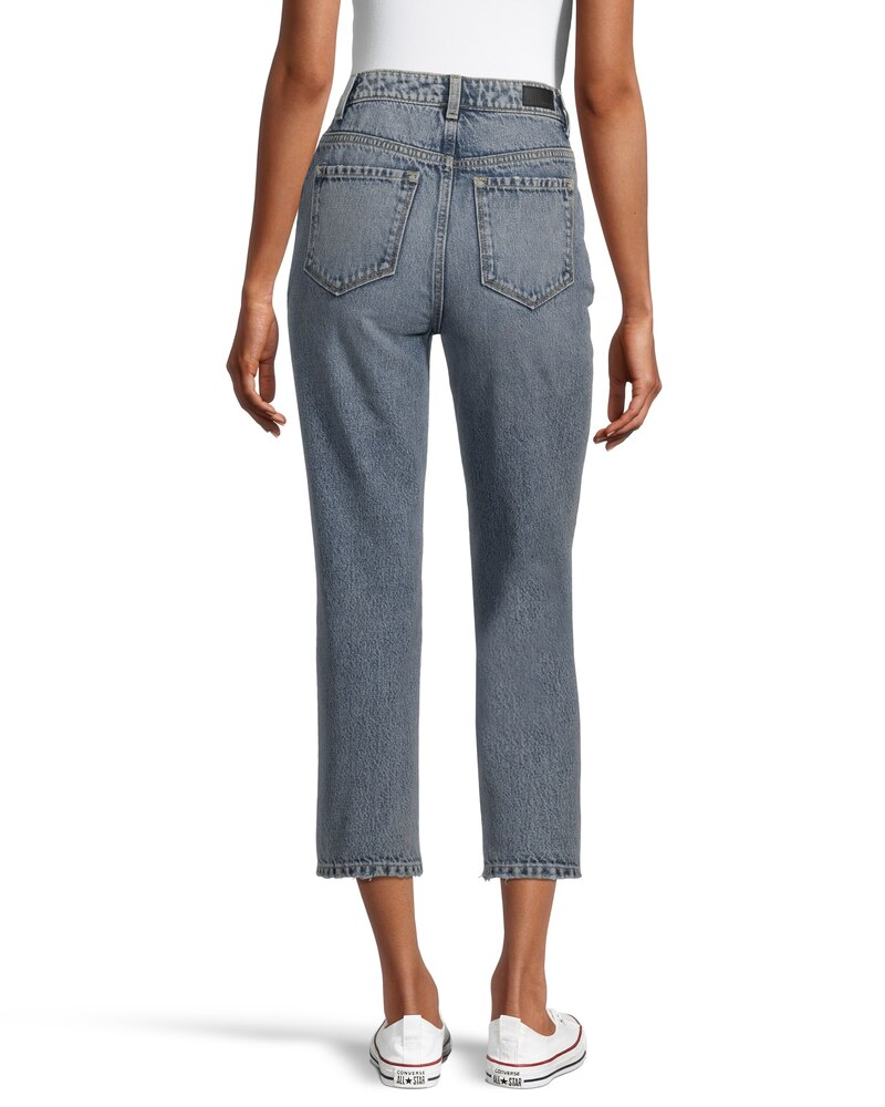 Denver Hayes Women's High Rise Straight Leg Crop Jeans