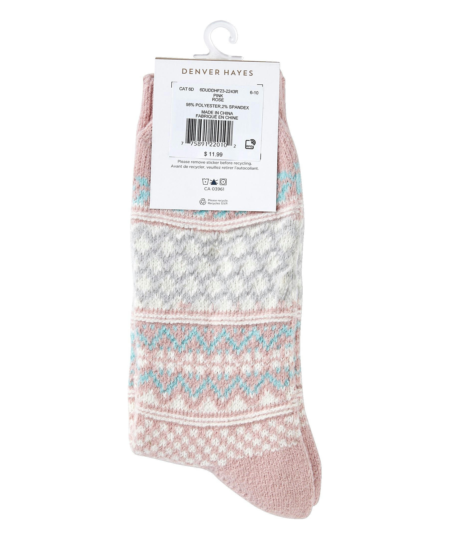 Denver Hayes Women's Super Soft Crew Socks