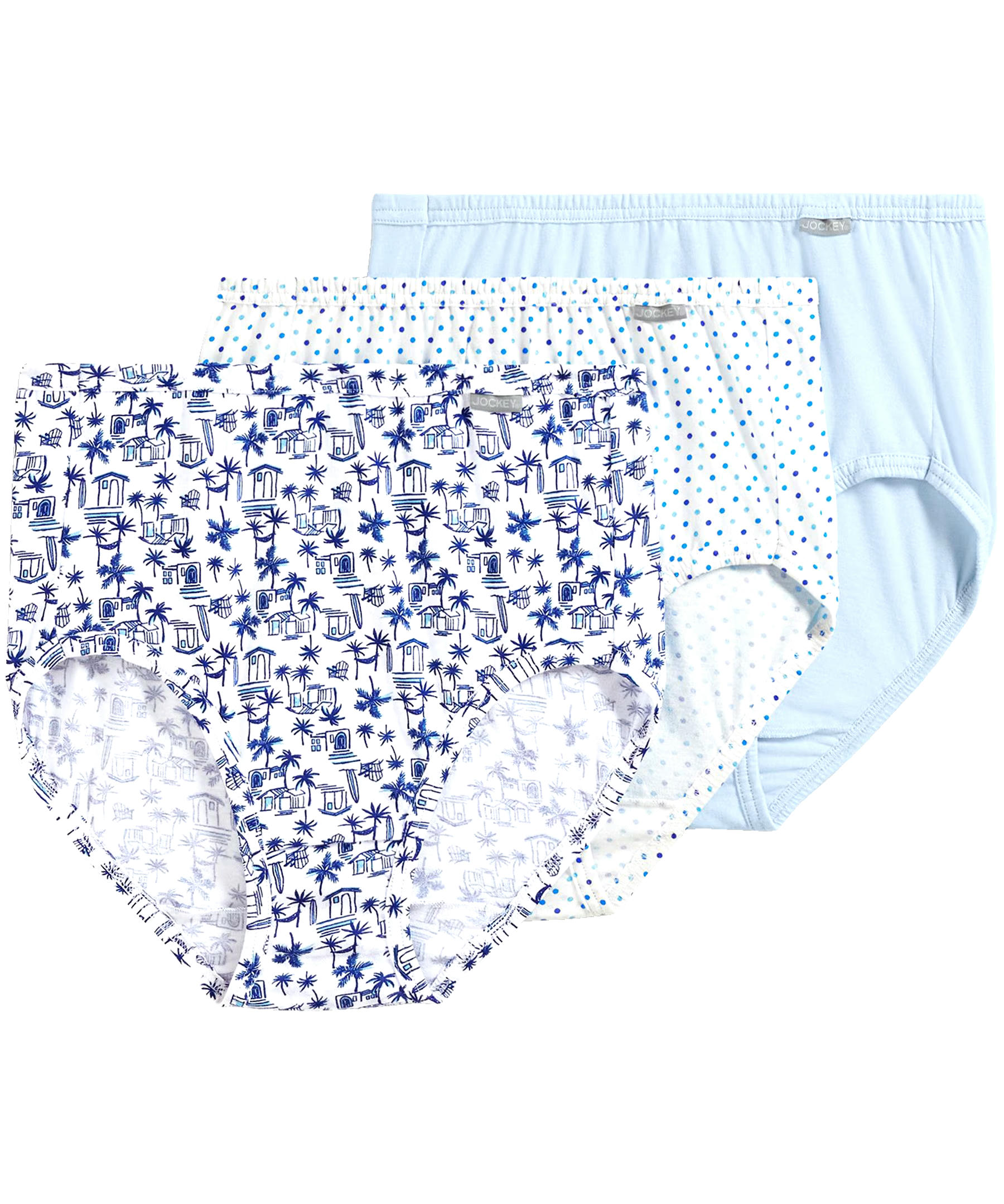 Jockey Women's 3-Pack Elance Basic Briefs