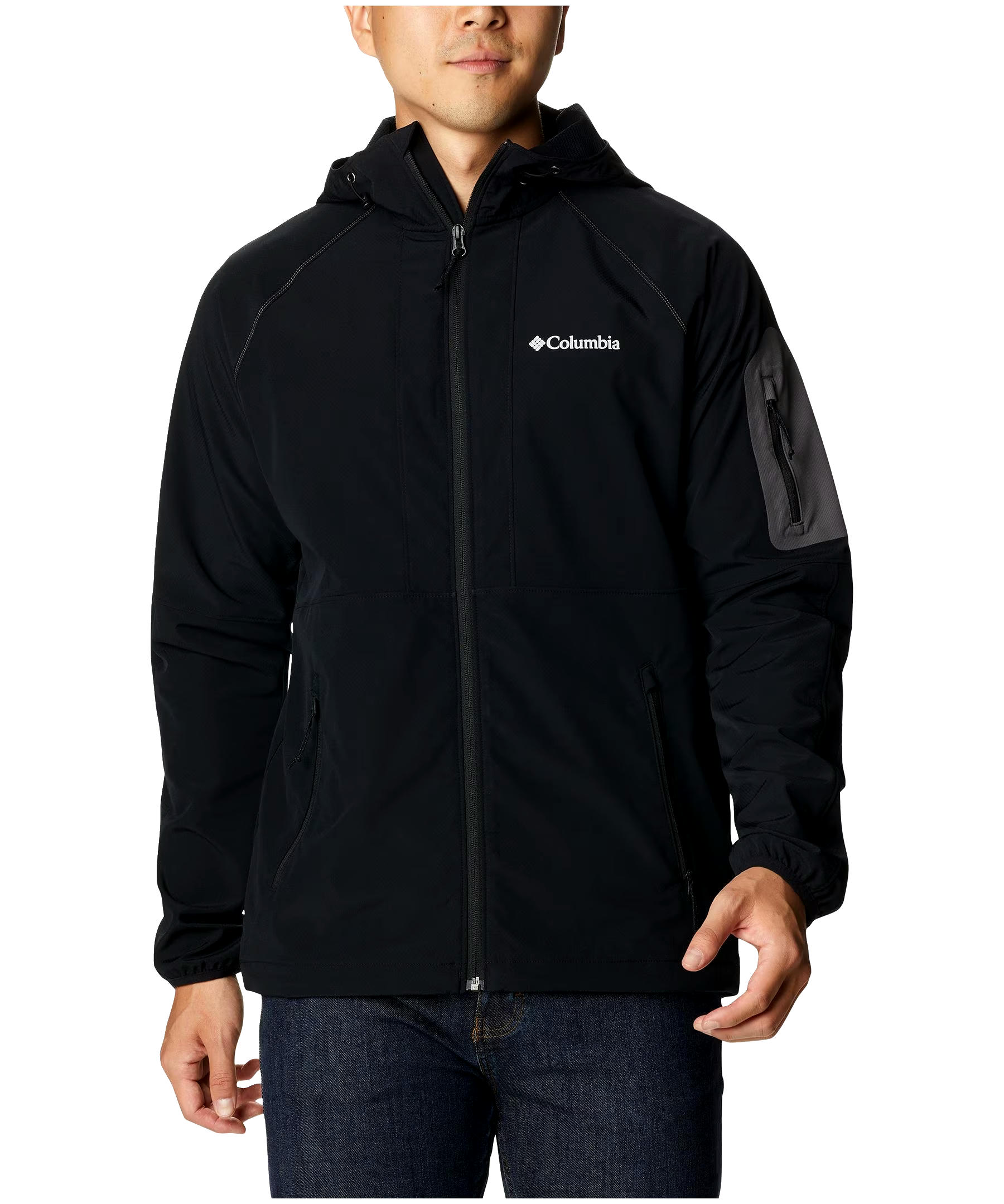 Columbia Men's Tall Heights Water and Wind Resistant Softshell Jacket