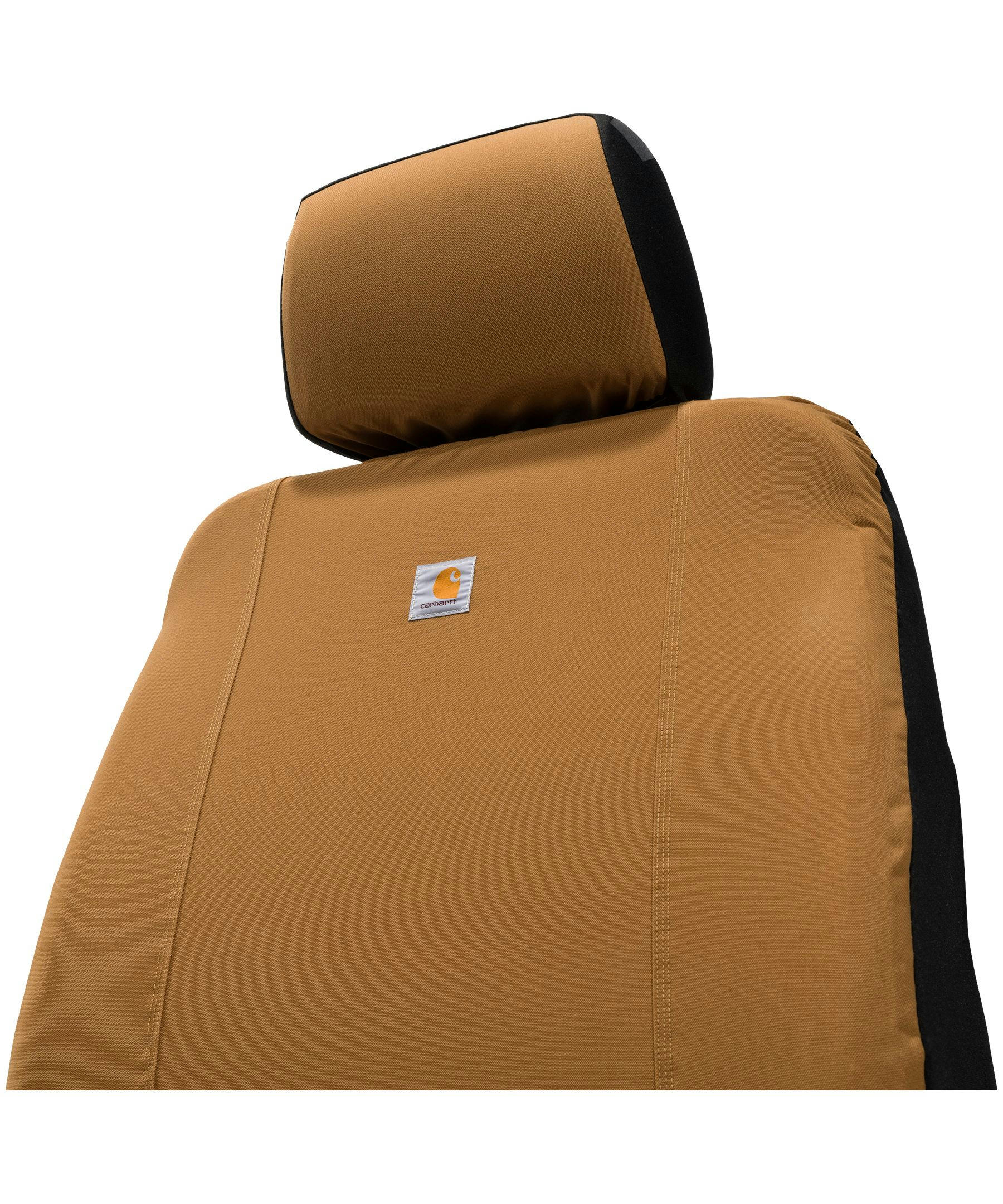 Carhartt Universal Water Repellent Cordura Fabric Low Back Car Seat Cover - Black