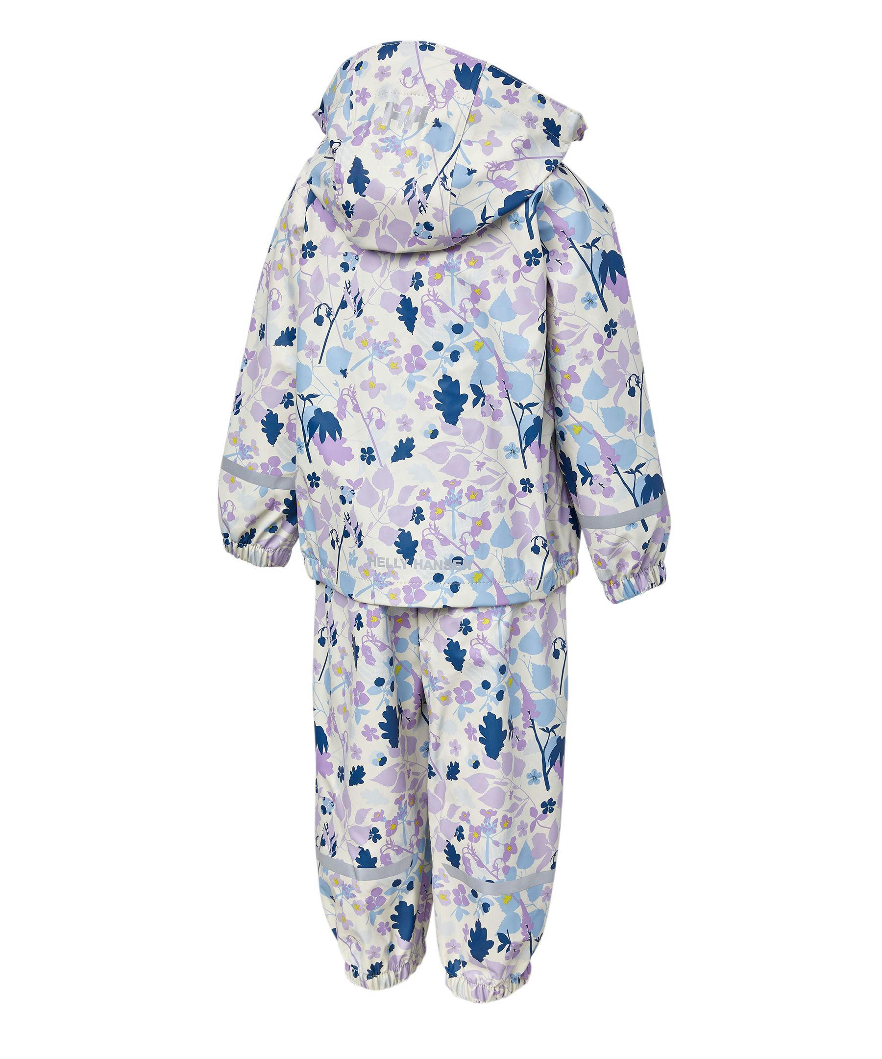 Helly Hansen Kids Unisex 2 Piece Bergen 2.0 Waterproof Rain Jacket and Bib Overalls Set