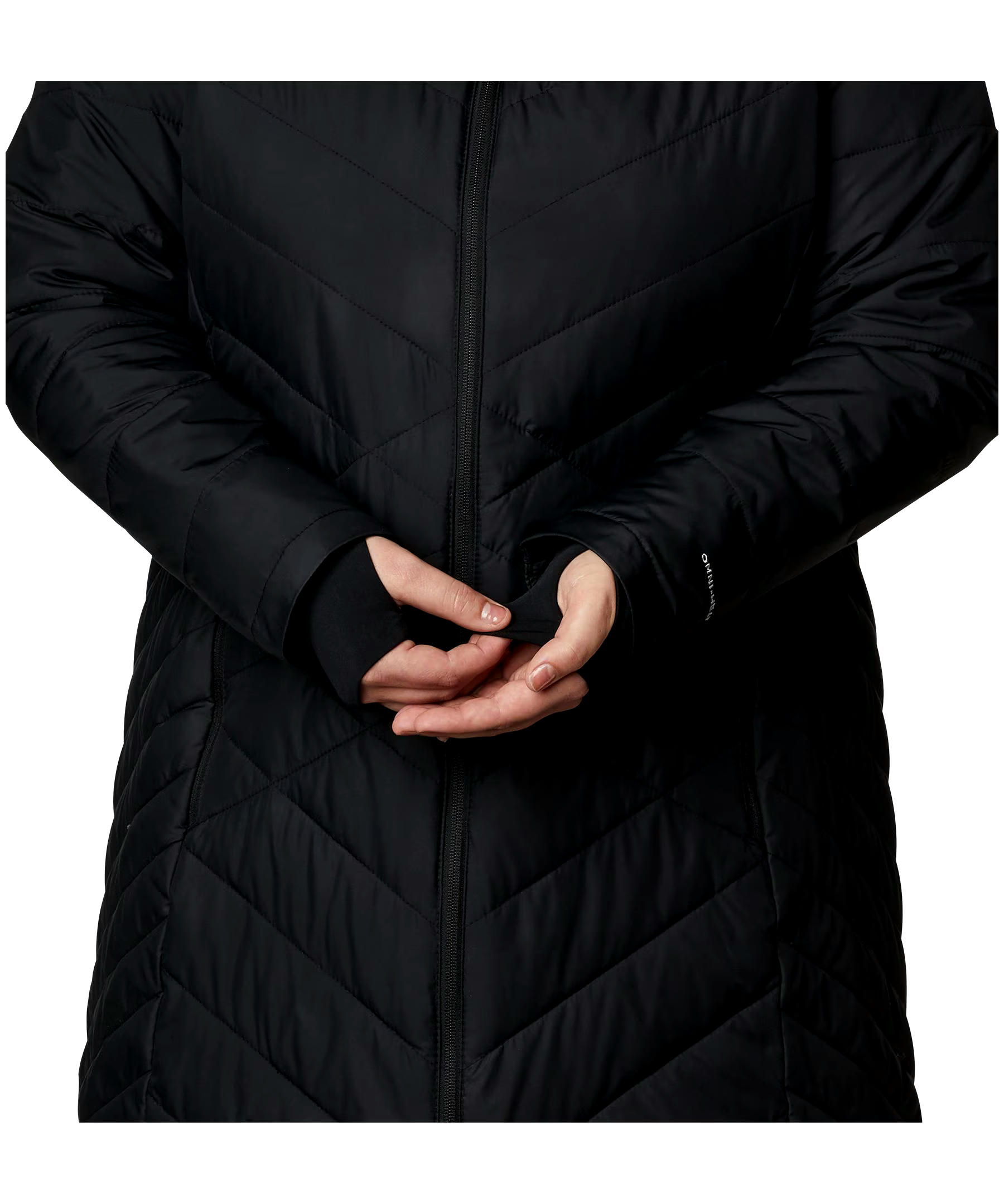 Columbia Women's Heavenly Omni-Heat Water Resistant Insulated Long Hooded Jacket