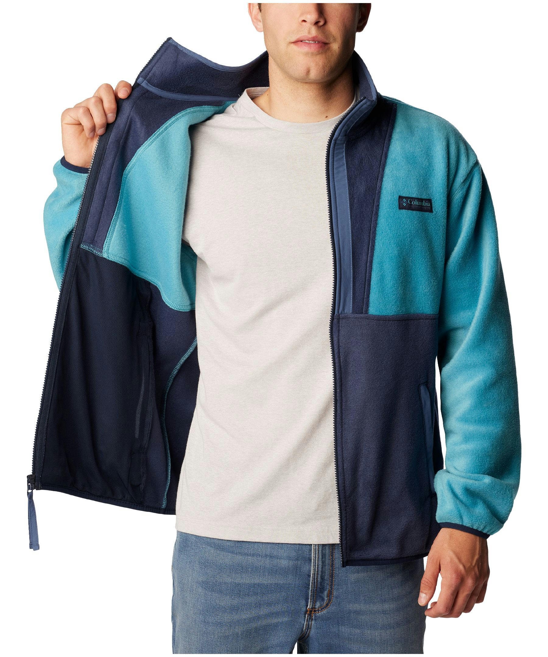 Columbia Men's Back Bowl Full Zip Fleece Jacket