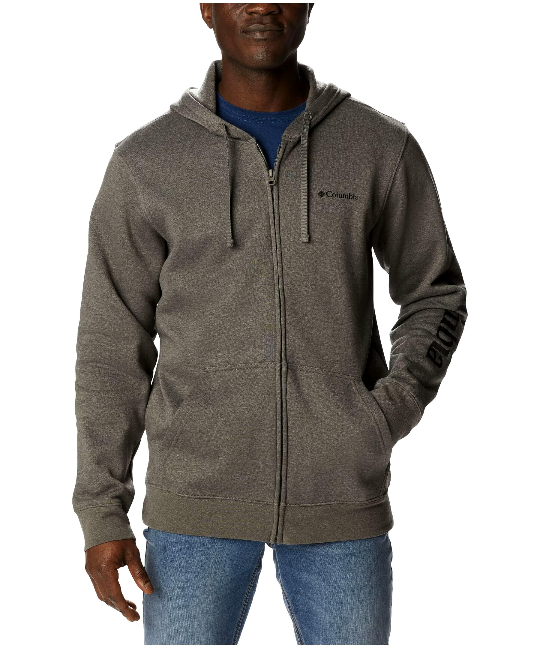 Columbia Men's Trek Full-Zip Split Kangaroo Pocket Hoodie