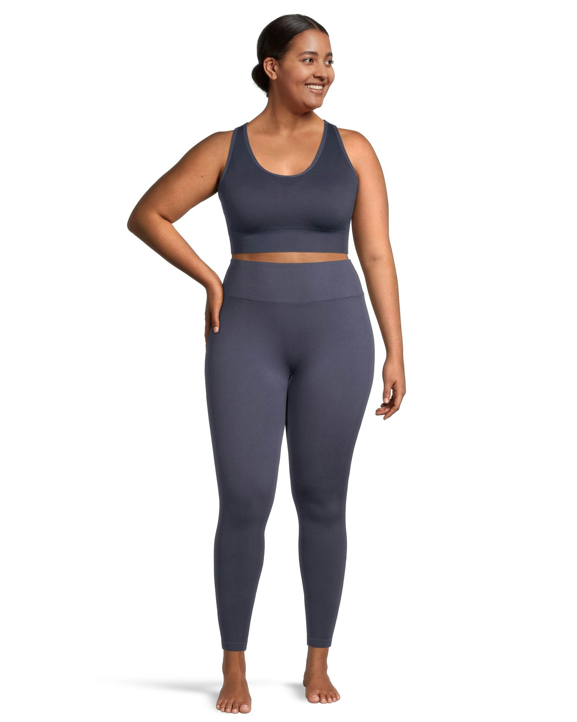 Shambhala Women's Live-In Confidence Seamless Ribbed Comfort Bra