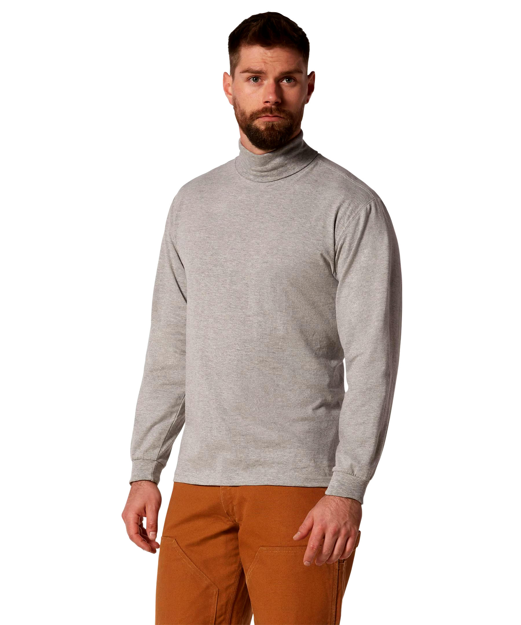 Aggressor Men's Straight Cut Ribbed Turtleneck