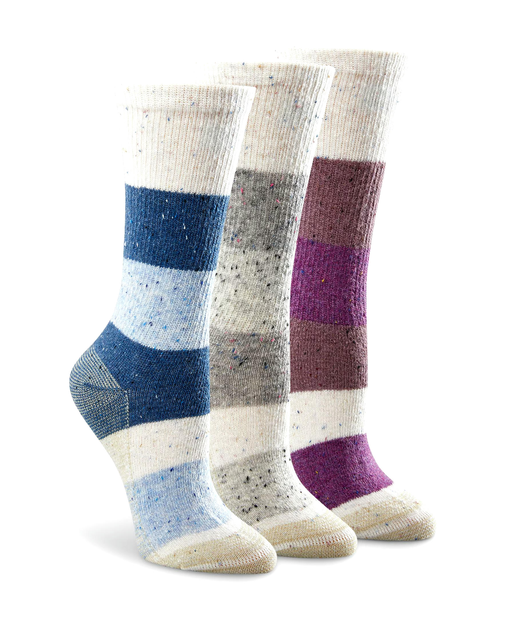 Copper Sole Women's 3 Pack Casual Boot Sock