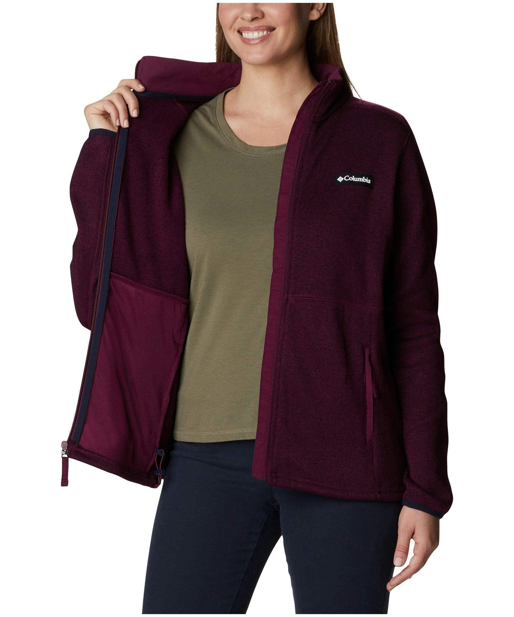 Columbia Women's Sweater Weather Full Zip Sweater