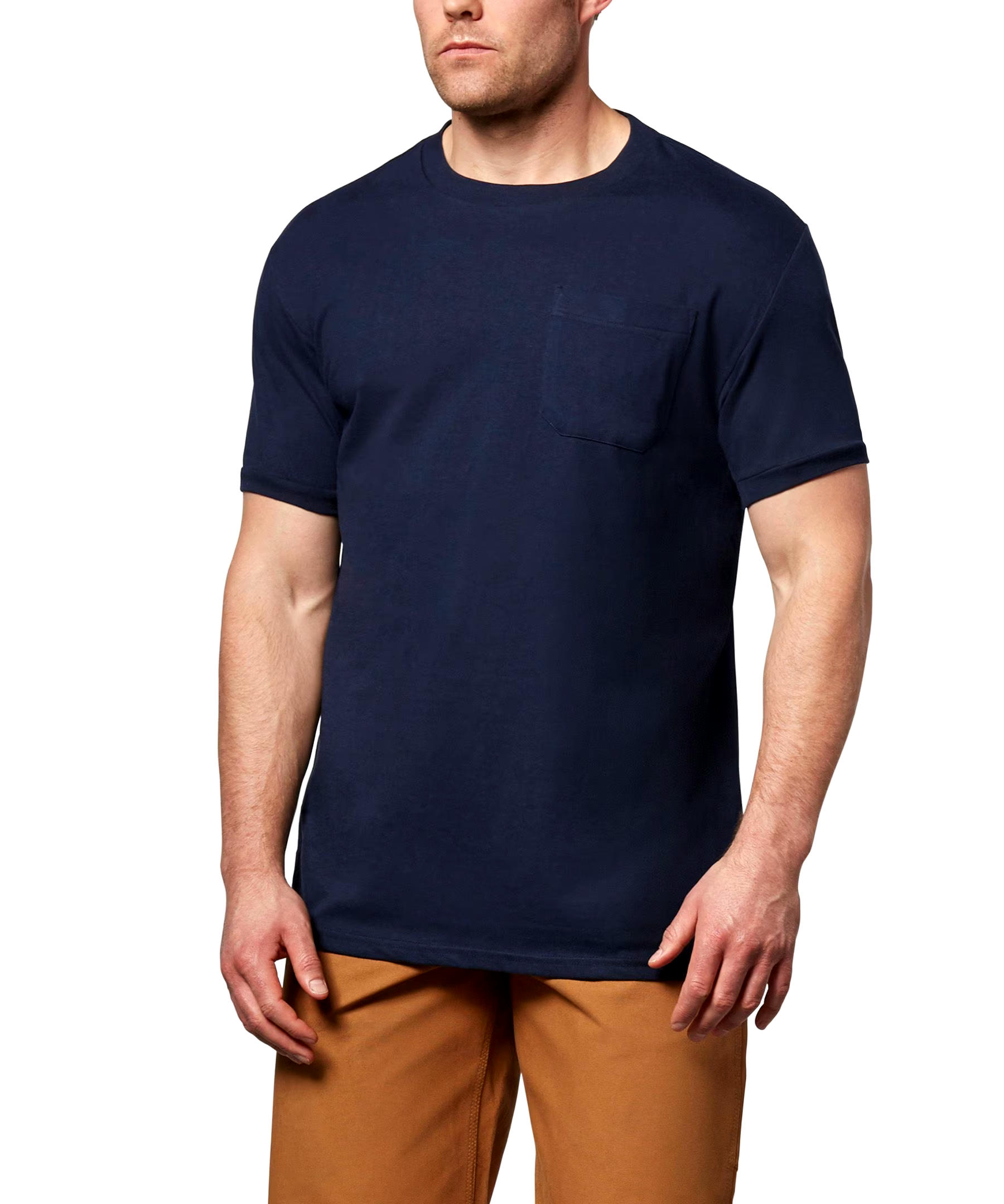 Aggressor Men's Crewneck Short Sleeve Work T-Shirt With FRESHTECH