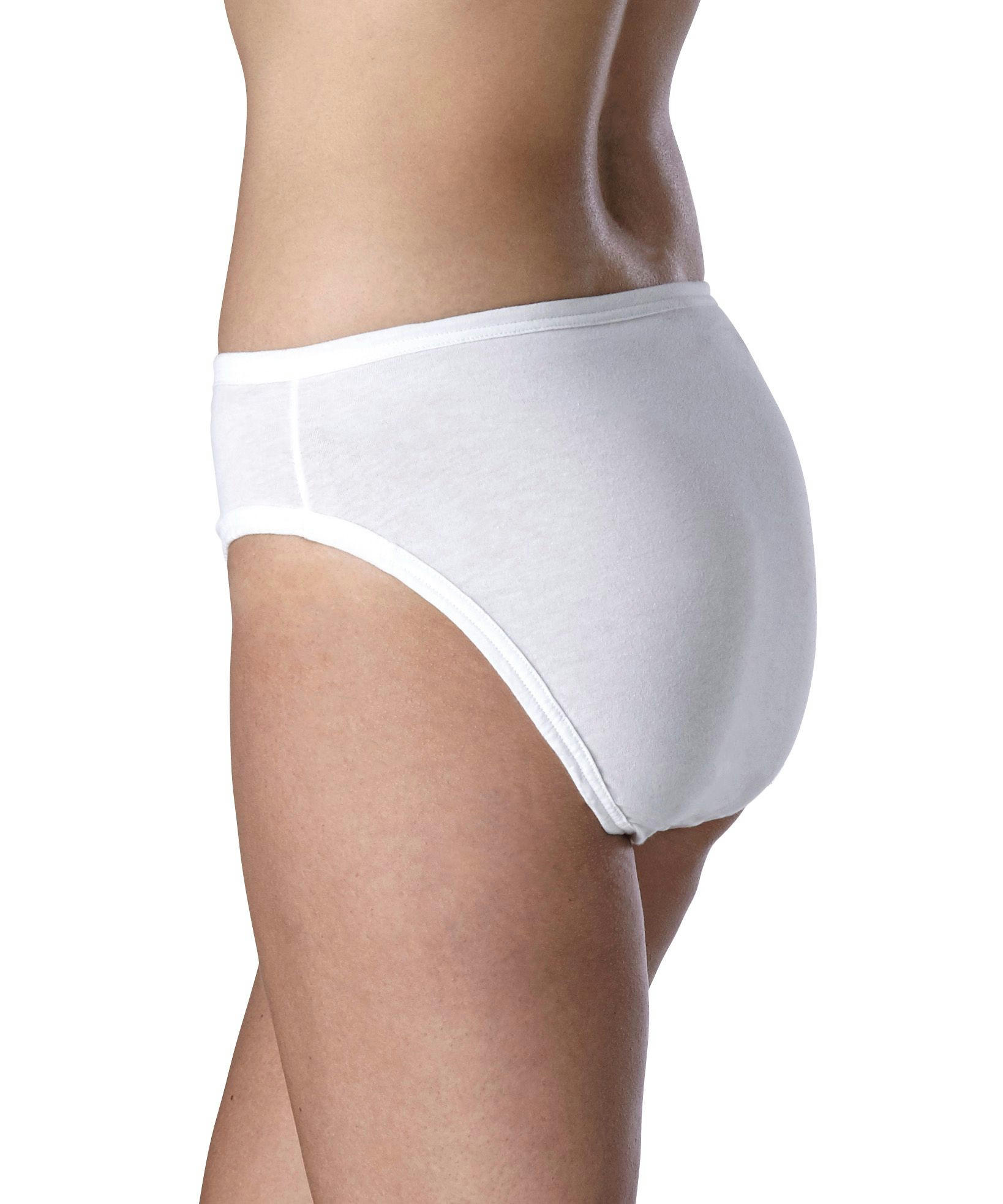 Jockey Women's 3 Pack Classic Fit Basic French Cut Briefs Underwear - Extended Size