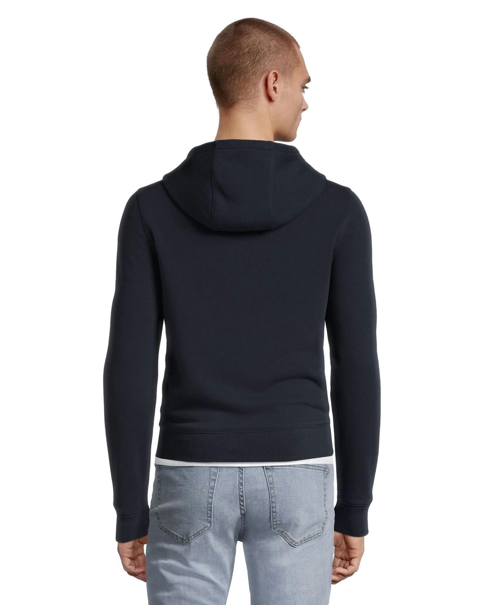 Denver Hayes Men's Fleece Long Sleeve Full Zip Kangaroo Pocket Hoodie