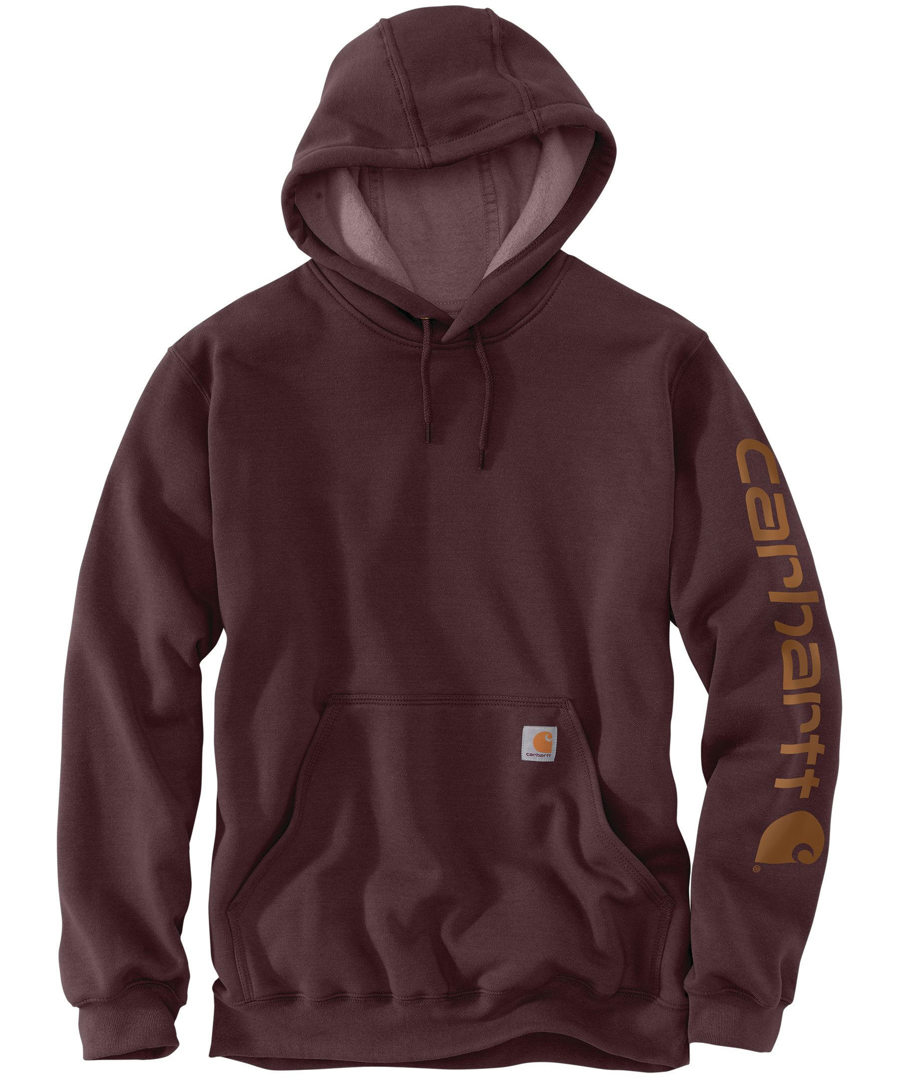 Carhartt Men's Midweight Hooded Logo Sleeve Sweatshirt