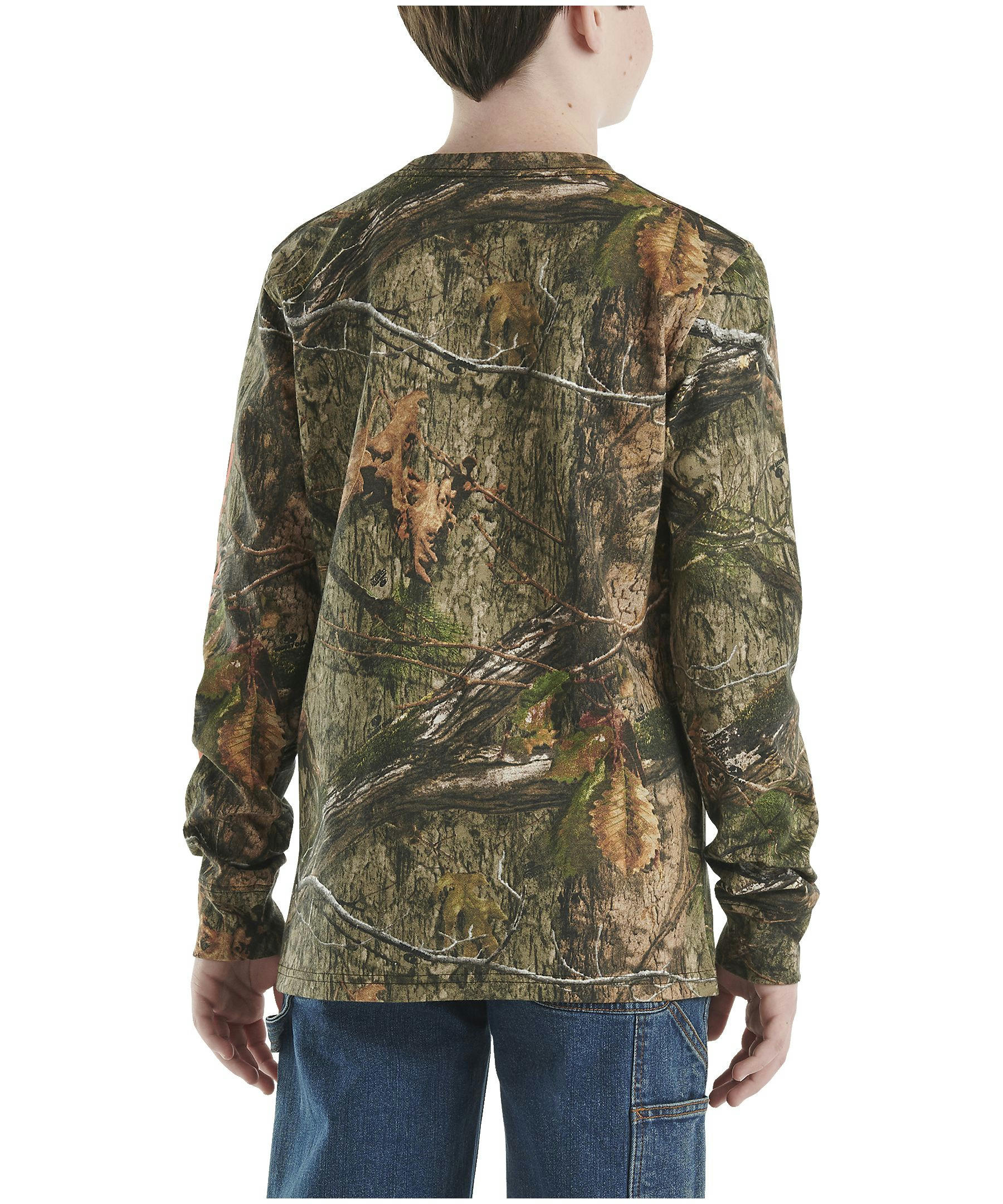 Carhartt Kids' Unisex Long Sleeve Camo Graphic T Shirt